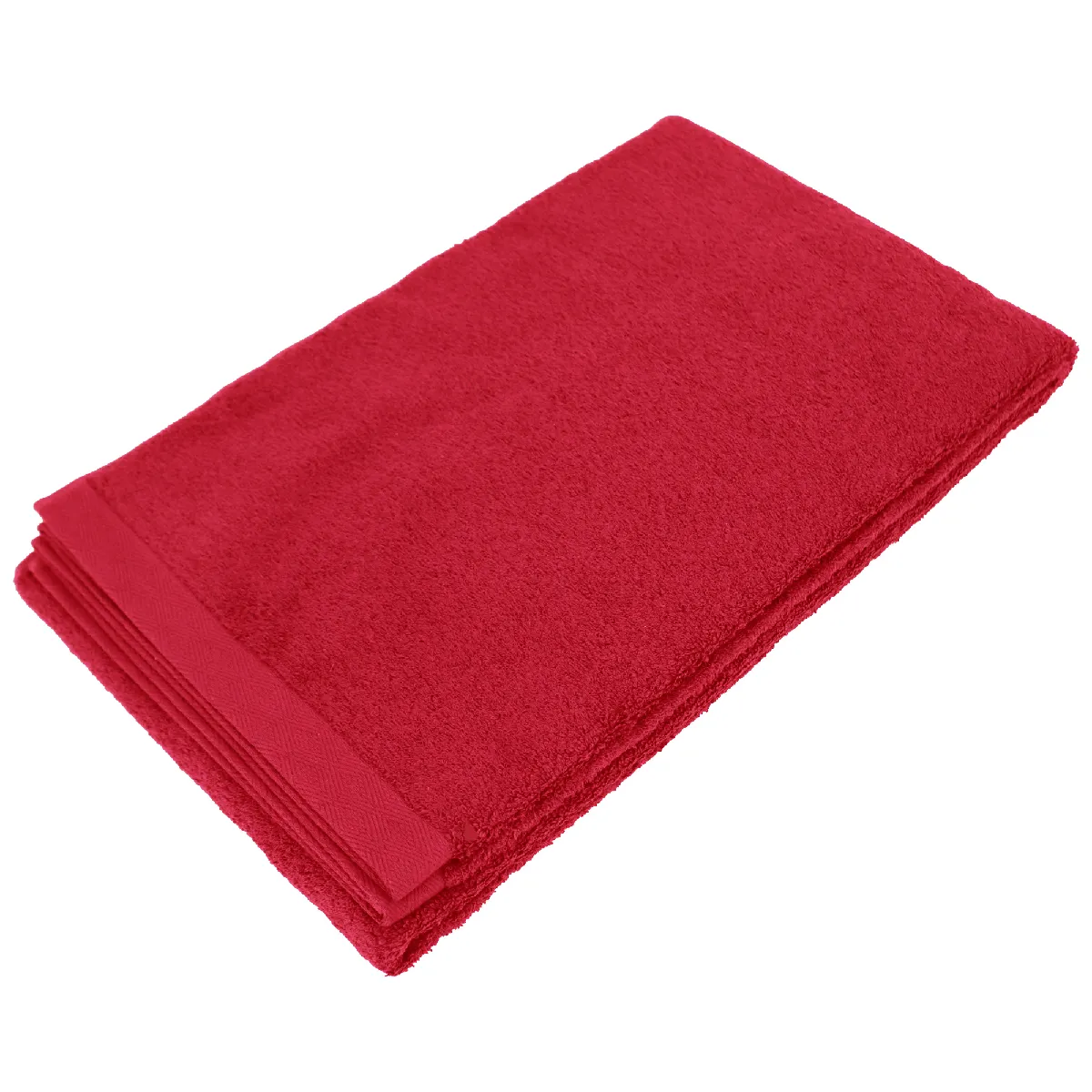 Linnea drap de bain XXL en coton - Rouge