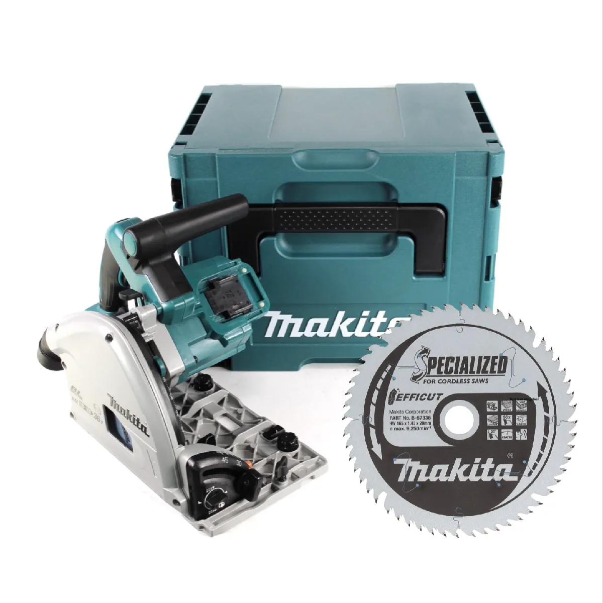 Scie Plongeante Sans Fil Makita DSP 600 Brushless 36V Lame EFFICUT - vue 2