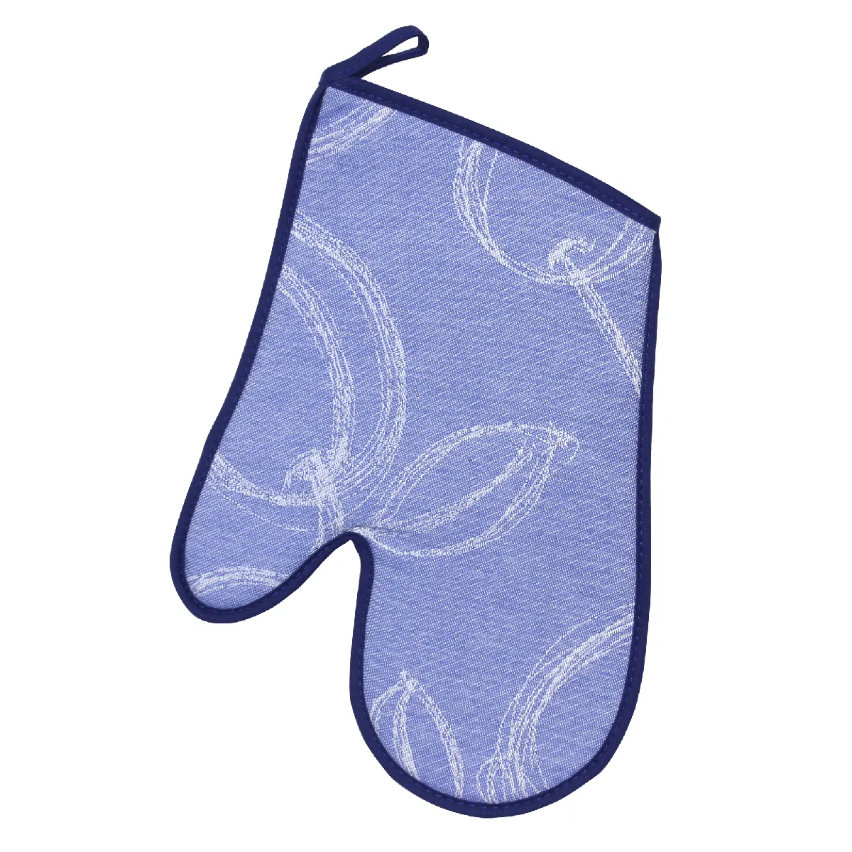 LINNEA  Gant de cuisine matelass&eacute; coton - Bleu