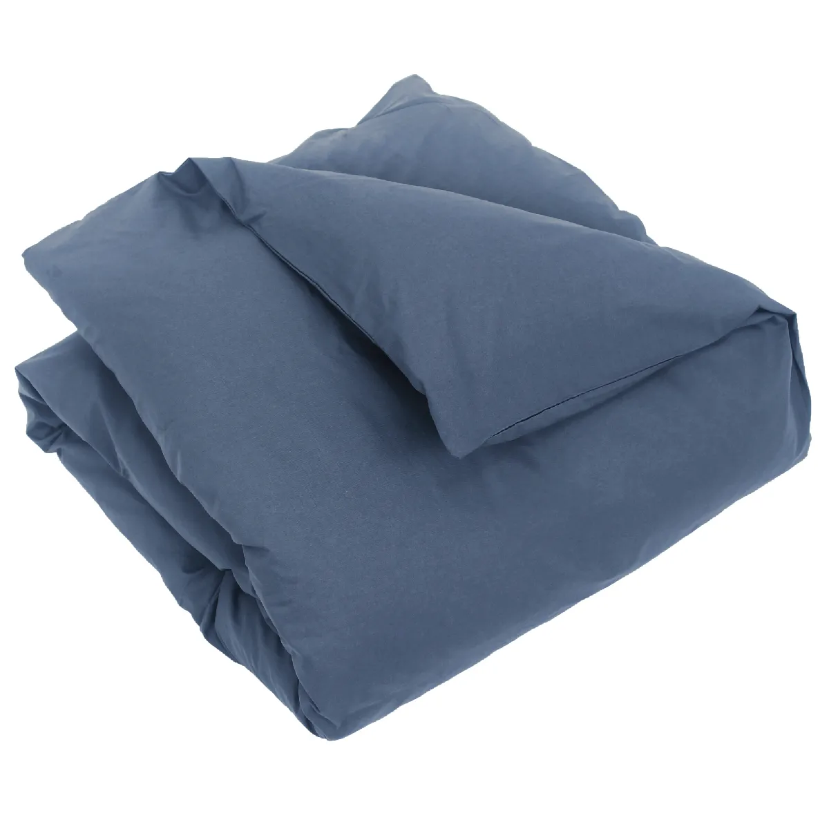 LINNEA  Housse de couette uni 280x240 cm 100% coton ALTO bleu Jean