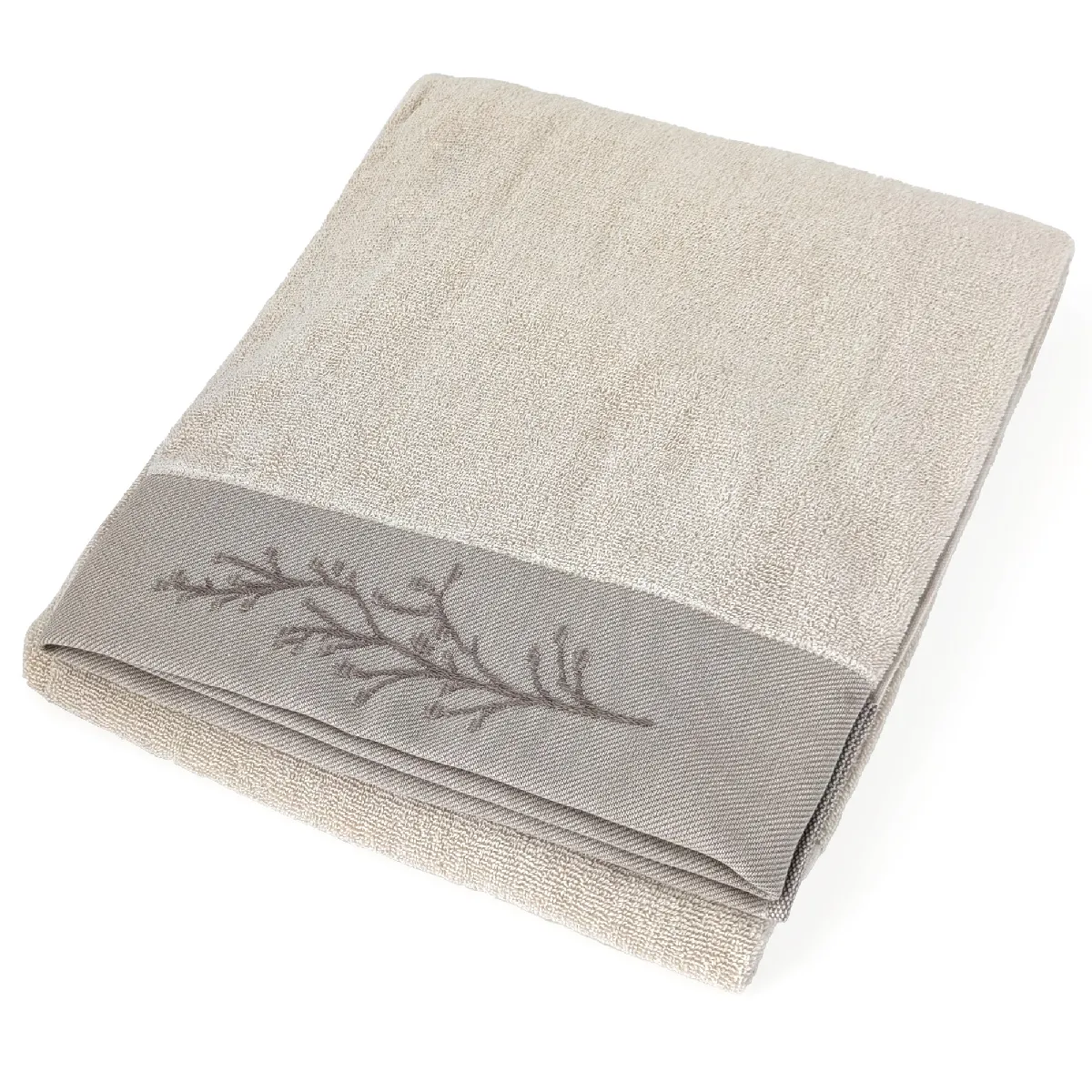 Linnea drap de bain coton XXL FEUILLE
