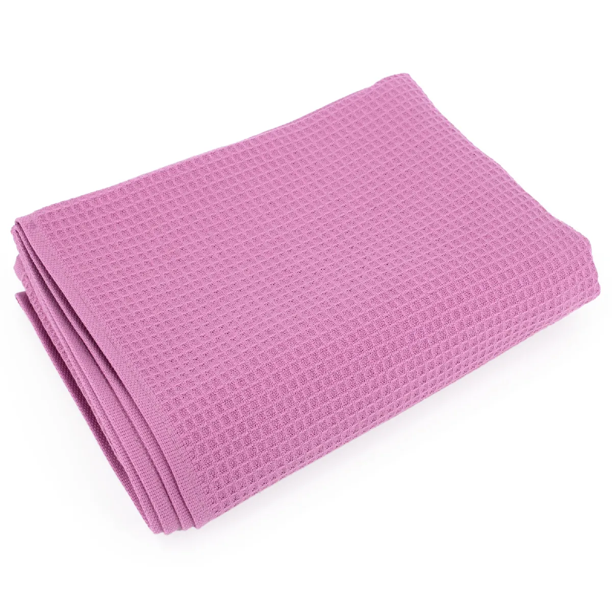 Linnea serviette de toilette nid d’abeille - Rose Linnea serviette de toilette nid d’abeille - Rose