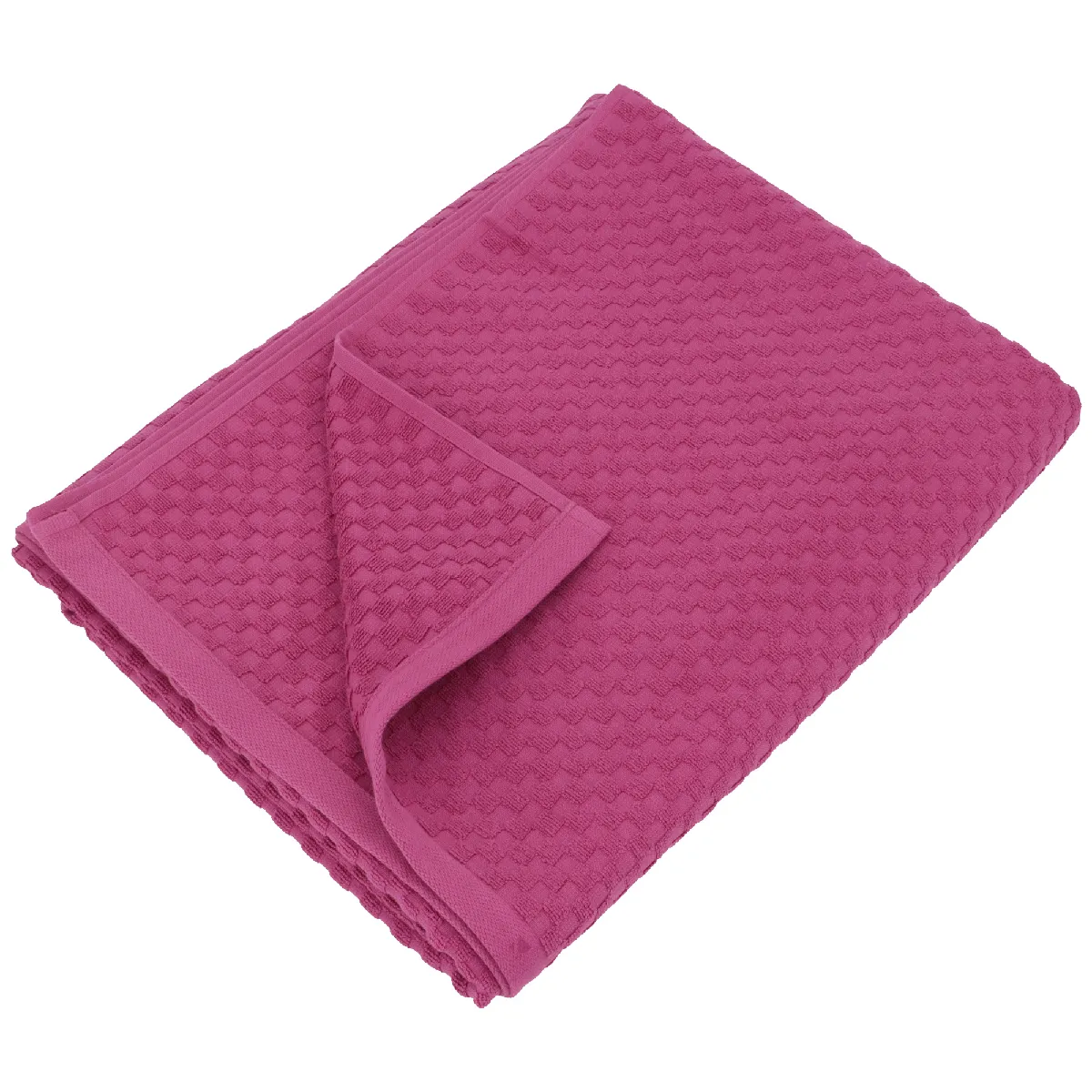 Linnea drap de bain éponge coton - Rose
