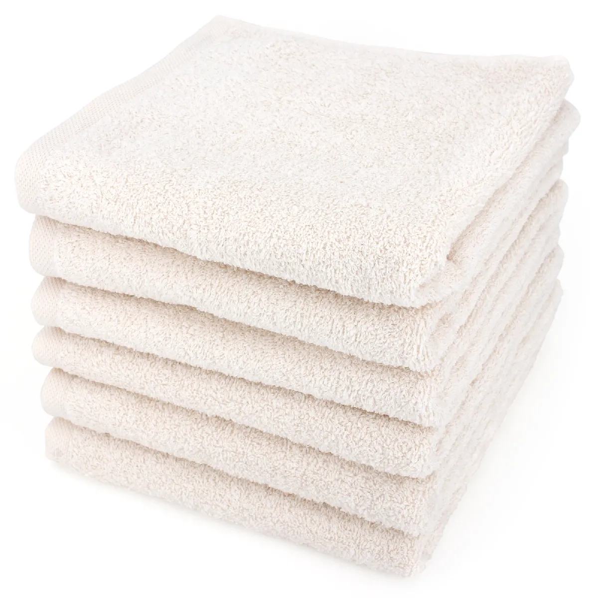 Linnea lot de 6 serviettes de toilette éponge Linnea lot de 6 serviettes de toilette éponge