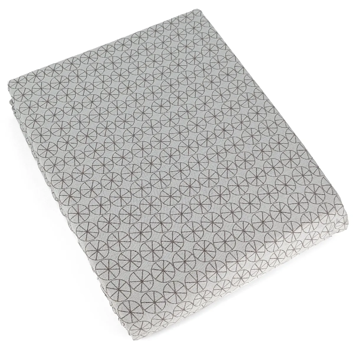 LINNEA  Housse de couette 240x220 cm Satin de coton ETOILE Gris clair