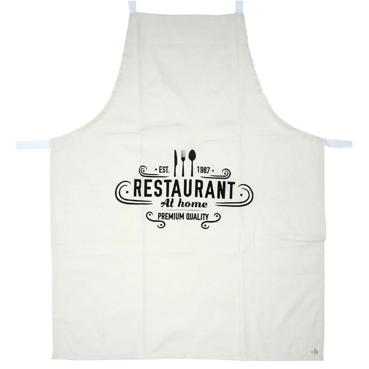 LINNEA  Tablier de cuisine BRIGADE RAFFIN&Eacute; - Beige