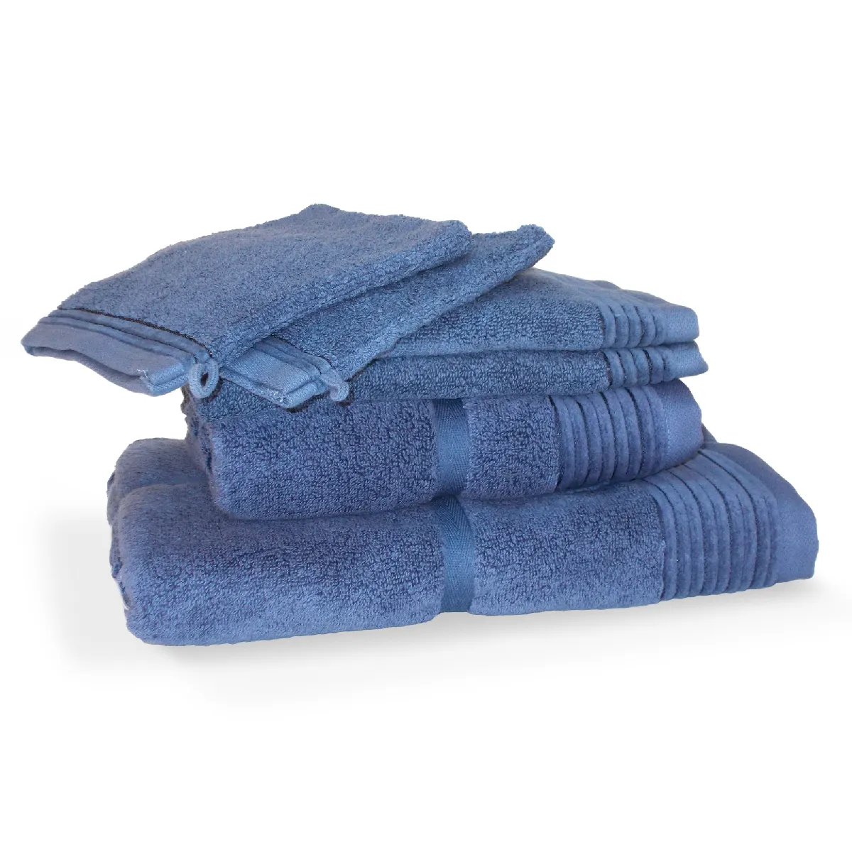 Linnea parure de bain 6 pièces Juliet - Bleu ciel