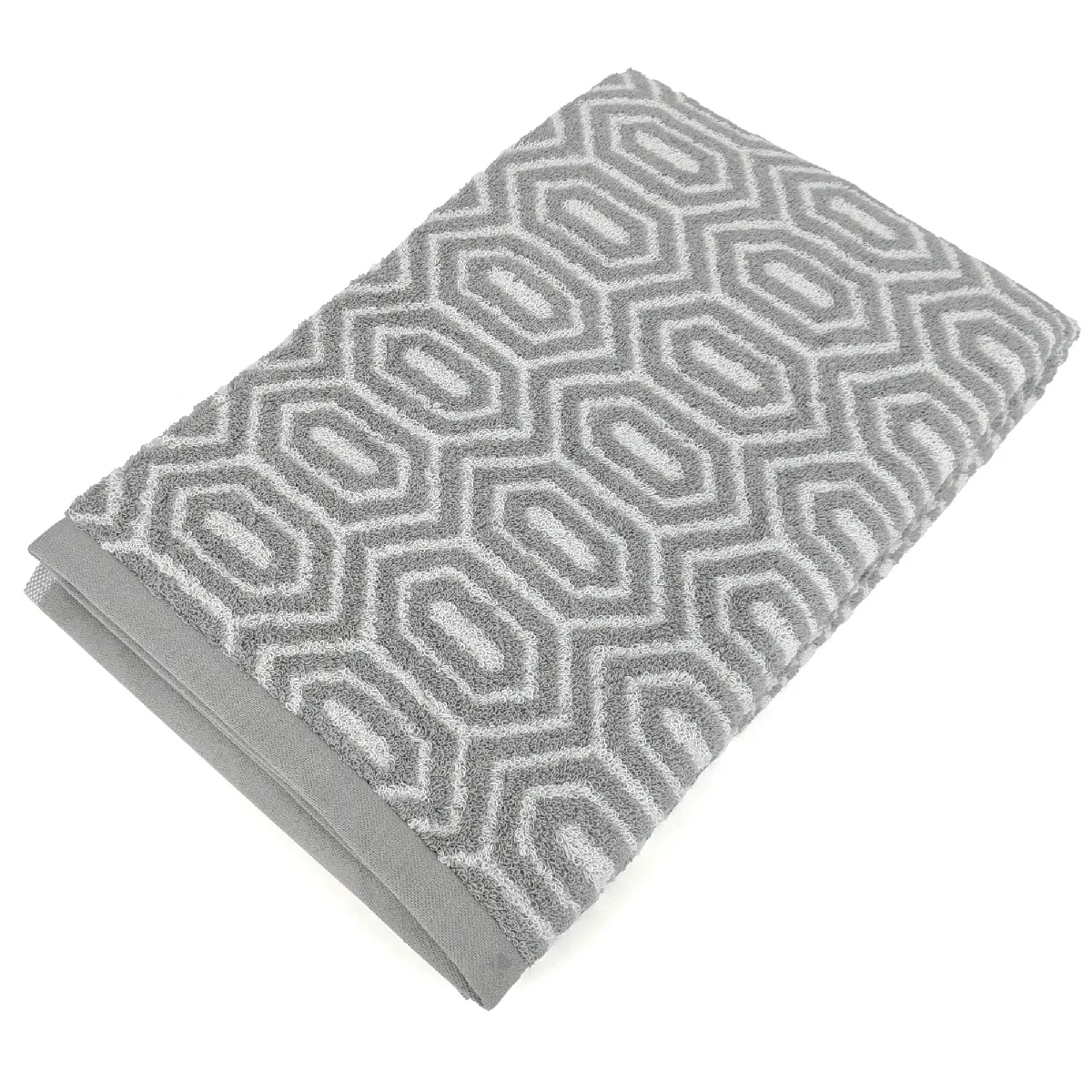 Linnea drap de bain Symetrie en coton - Noir