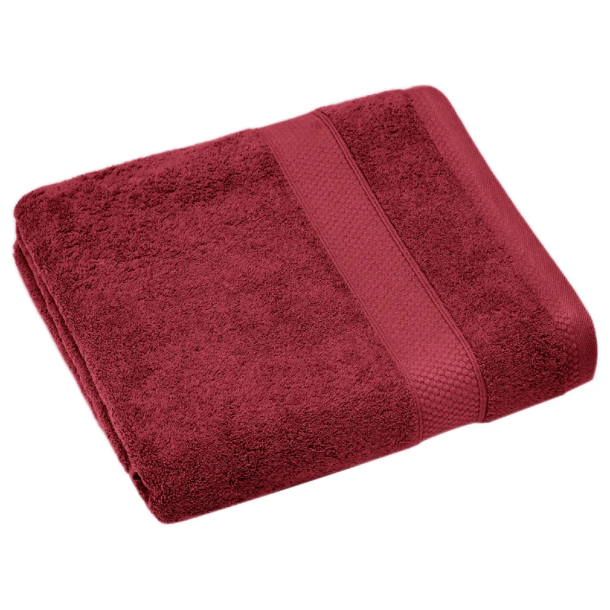 Linnea drap de bain éponge Naïa - Rouge