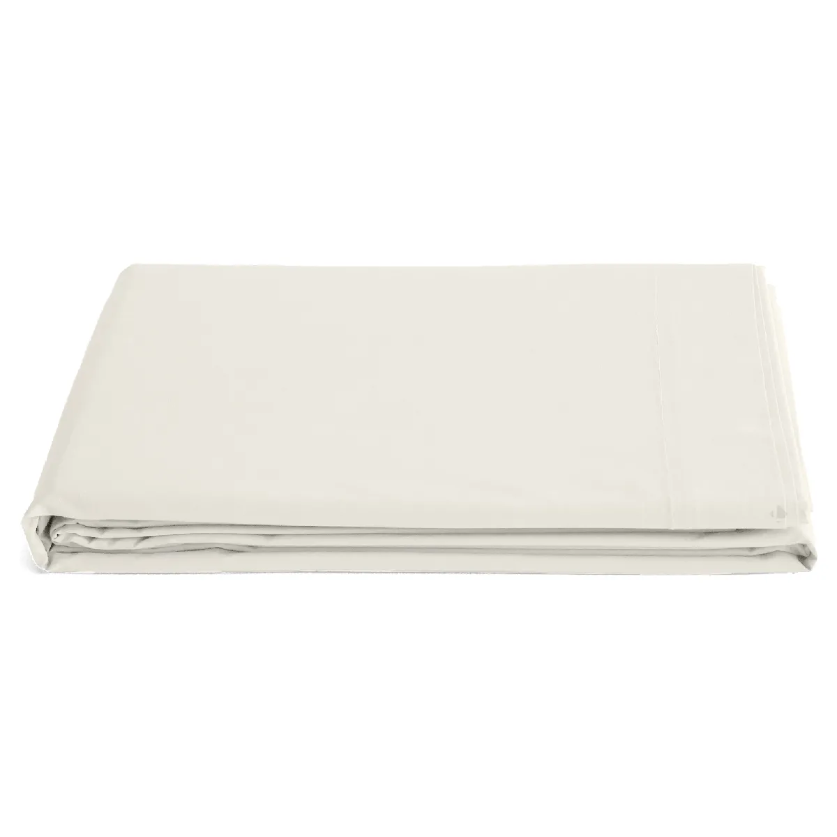 Linnea drap plat percale de coton Manoir - Ivoire Linnea drap plat percale de coton Manoir - Ivoire