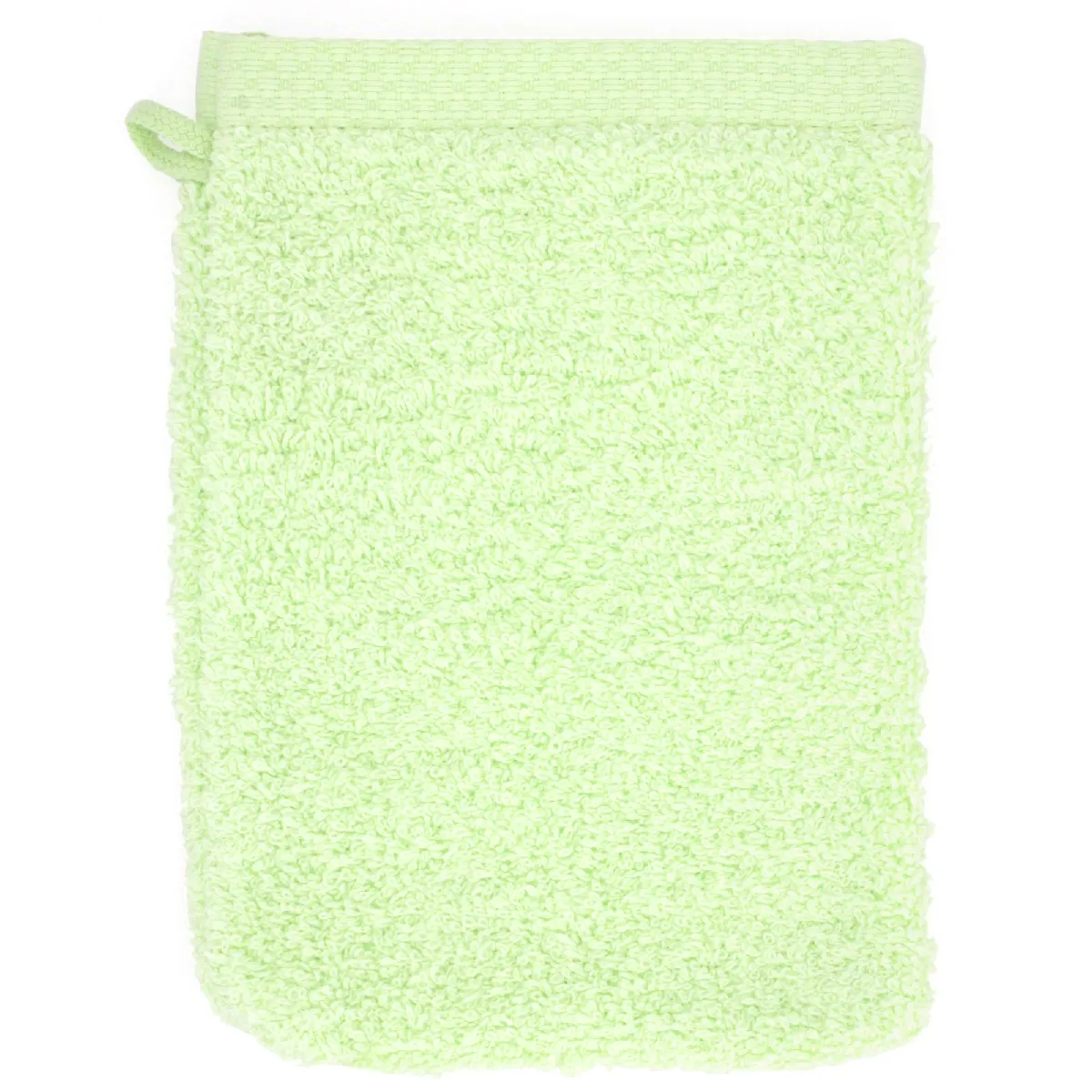 Linnea Gant de Toilette 16x21 cm Pure Vert Pomme 550 g/m2