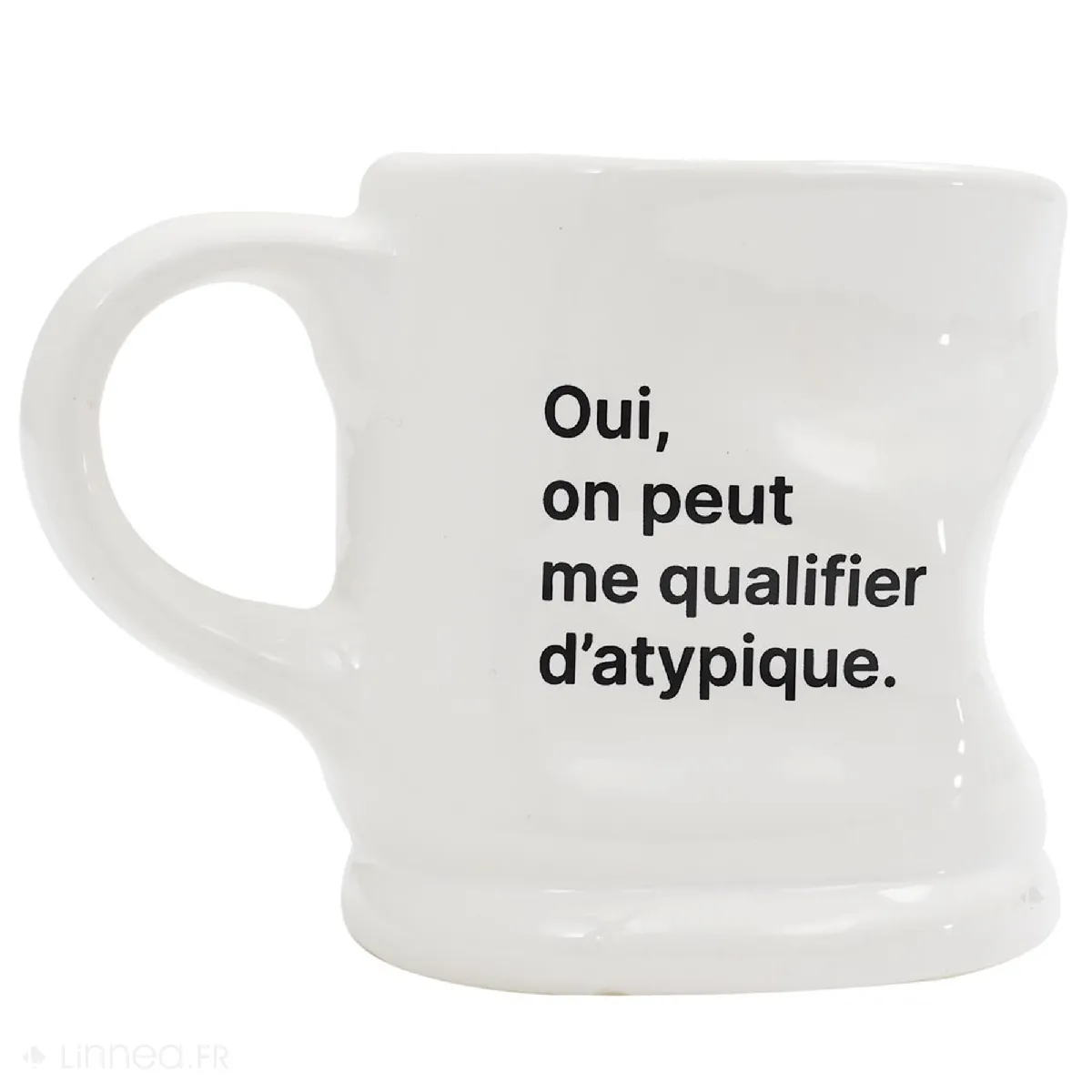 Linnea Mug céramique déformé Atypique - Blanc Linnea Mug céramique déformé Atypique - Blanc