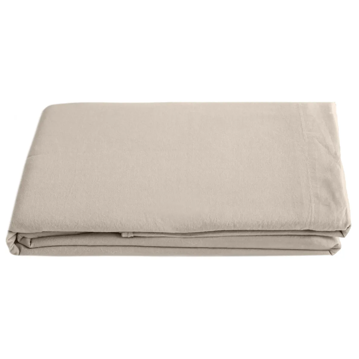 Linnea Drap plat lin-coton Opéra - Beige Linnea Drap plat lin-coton Opéra - Beige
