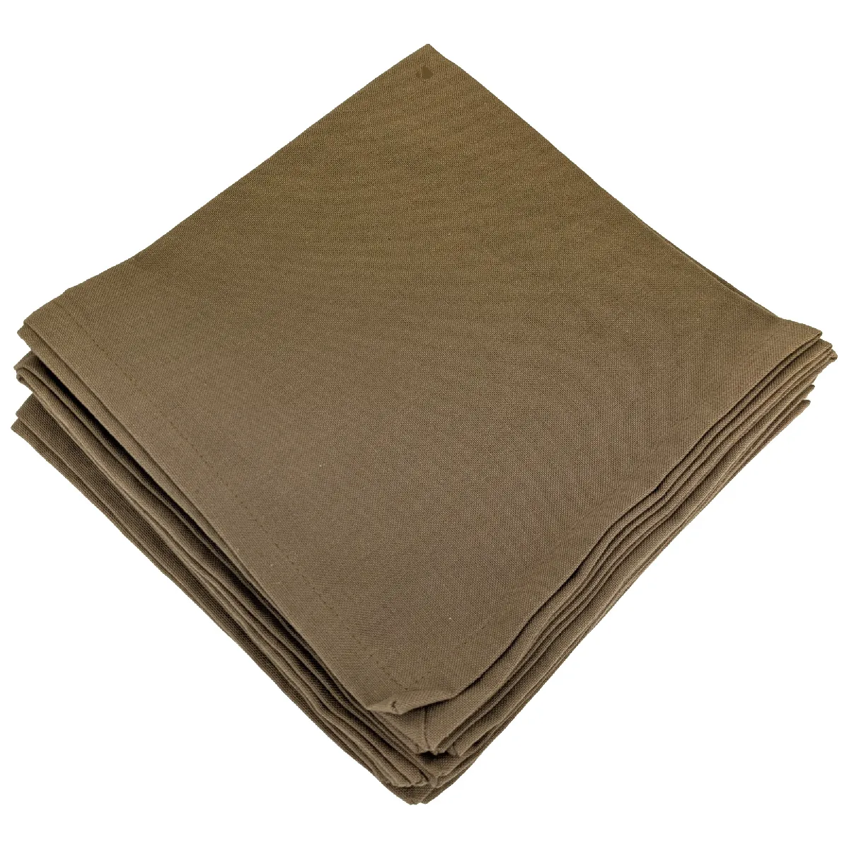 Linnea serviettes de table YUCO en coton - lot de 6 marron