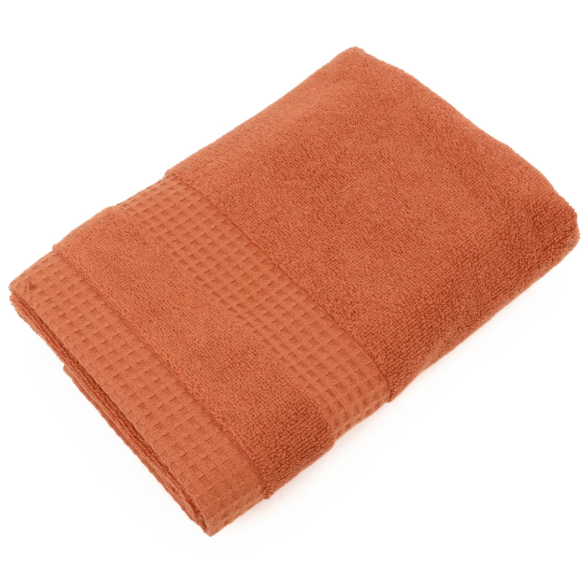 Linnea serviette de toilette coton bio - rouge