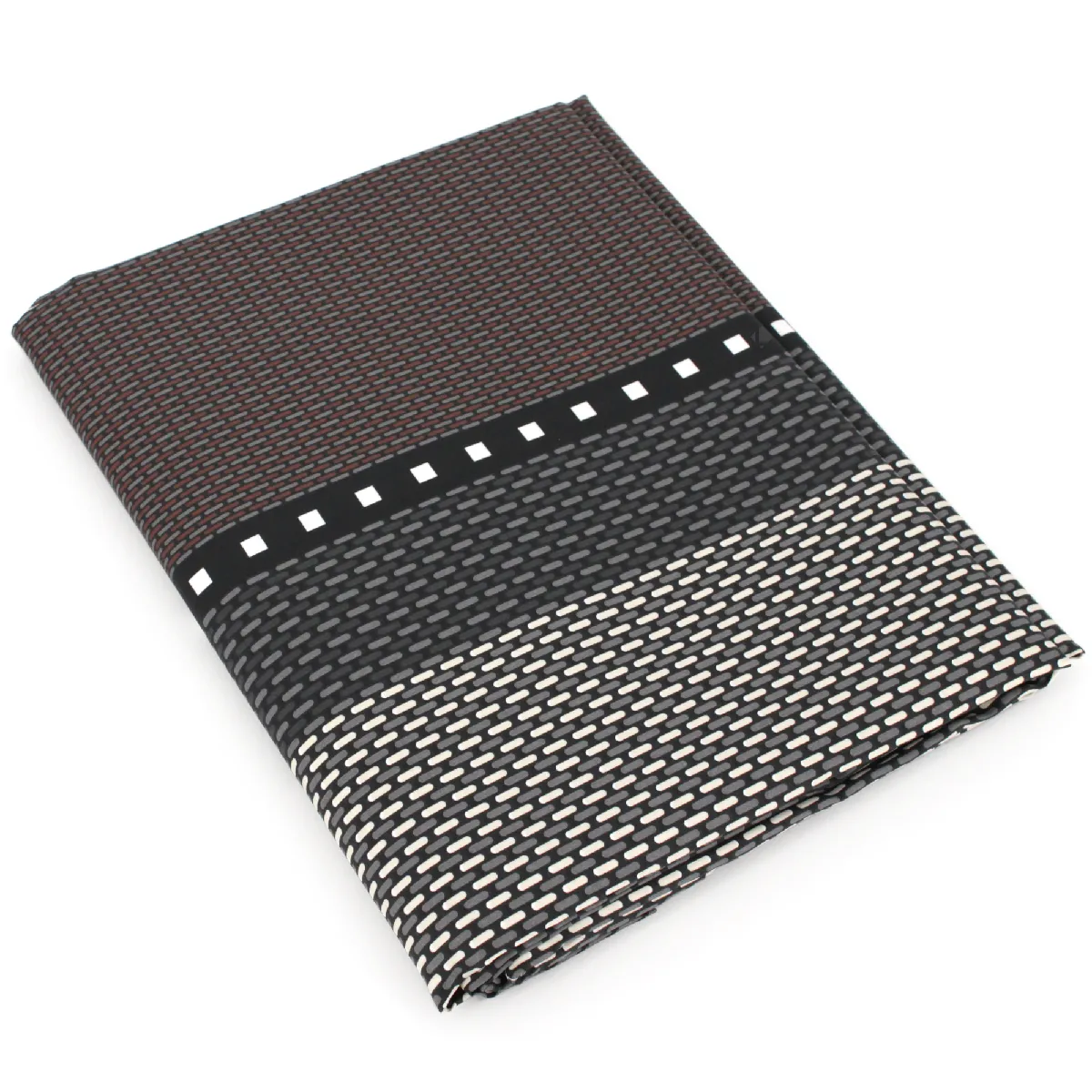 LINNEA  Drap Plat 280x325 cm Satin de Coton Enzo Noir