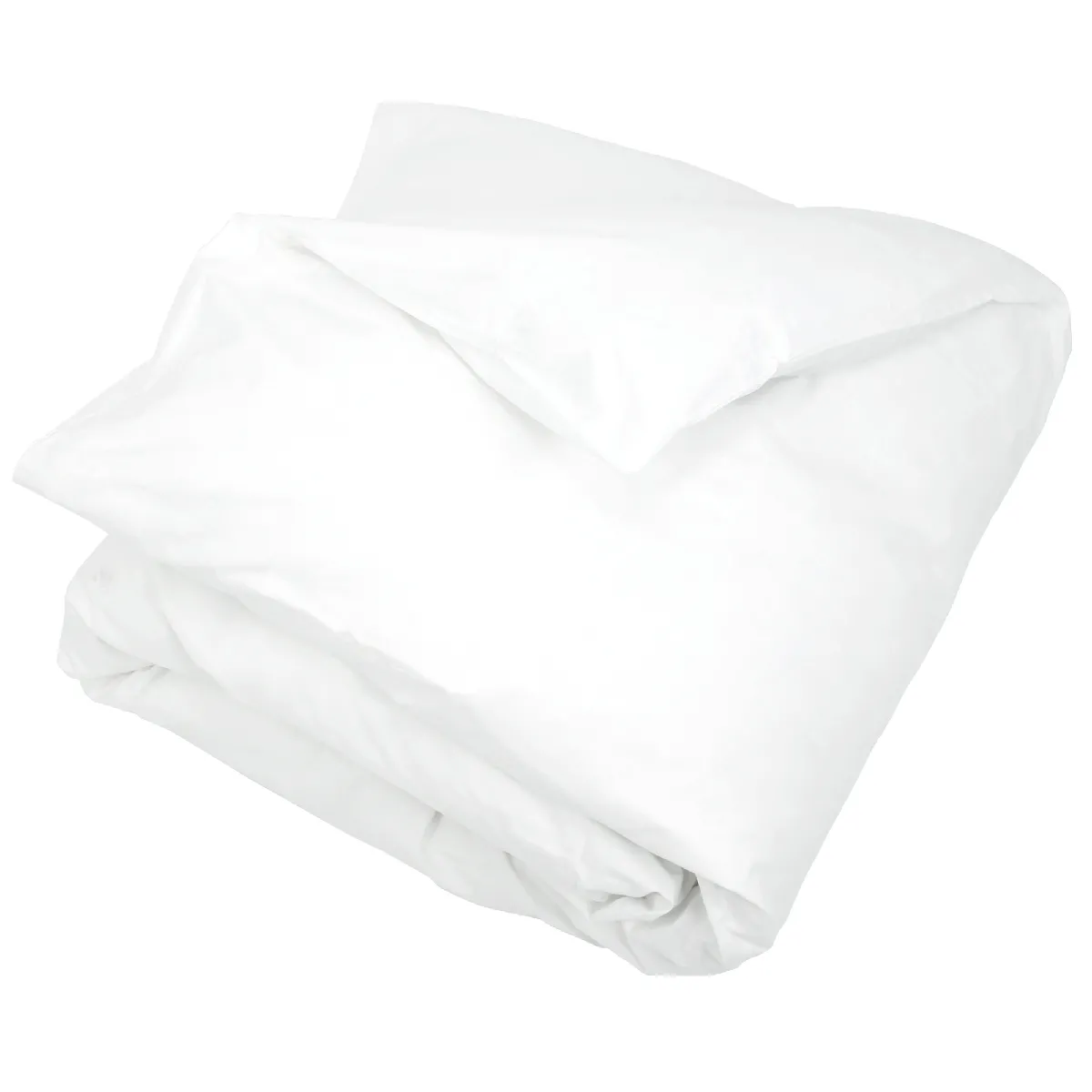 LINNEA  Housse de couette uni 240x260 cm pur percale PRIMO Blanc