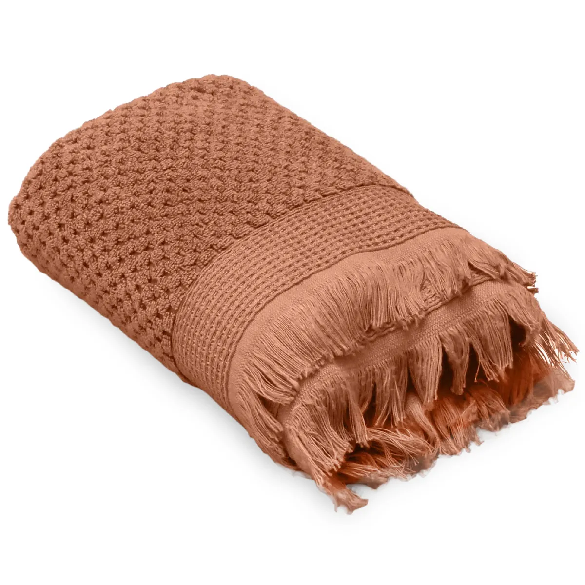 Linnea Drap de bain Tethys micro-coton - Orange