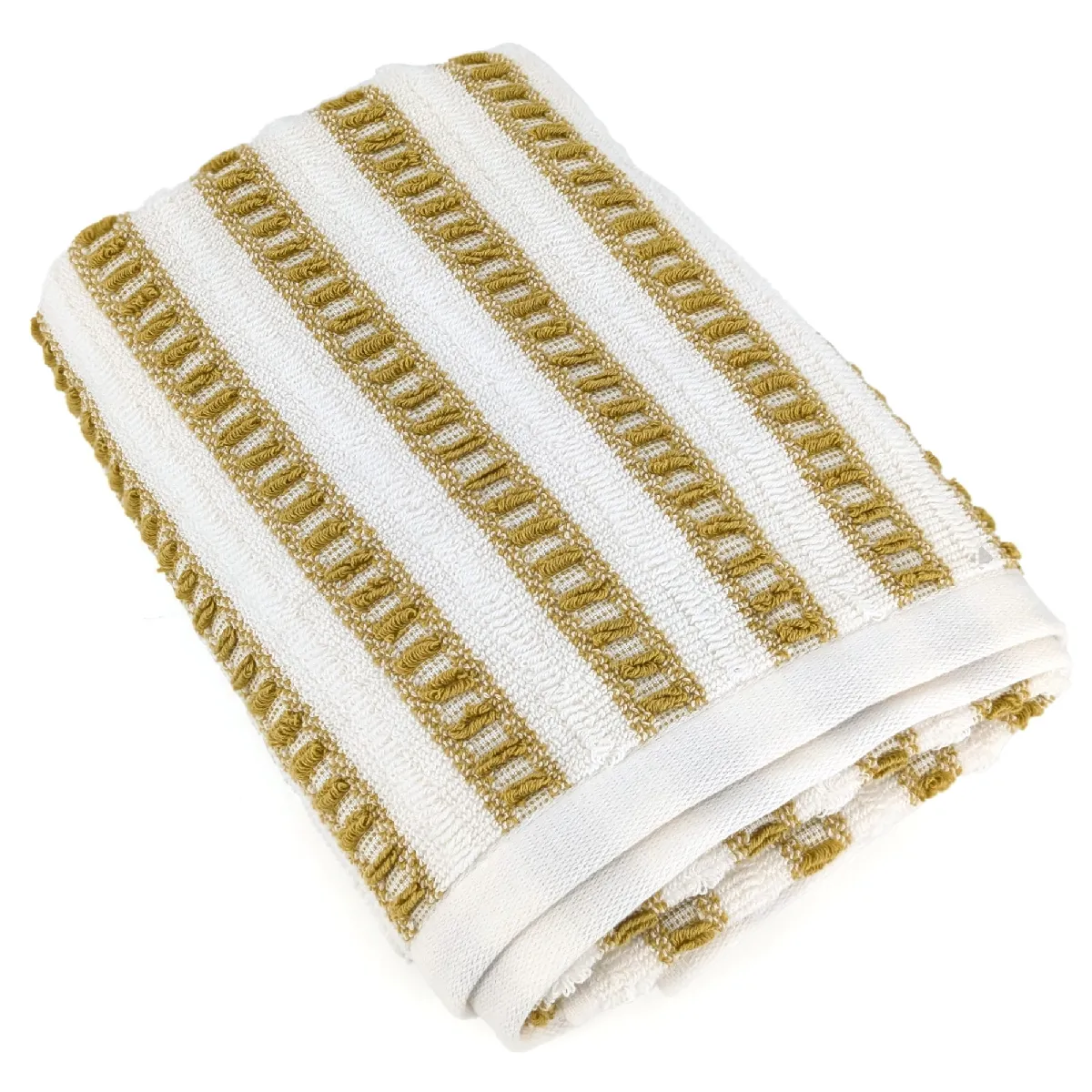 Linnea serviette de toilette coton Santorini - Jaune