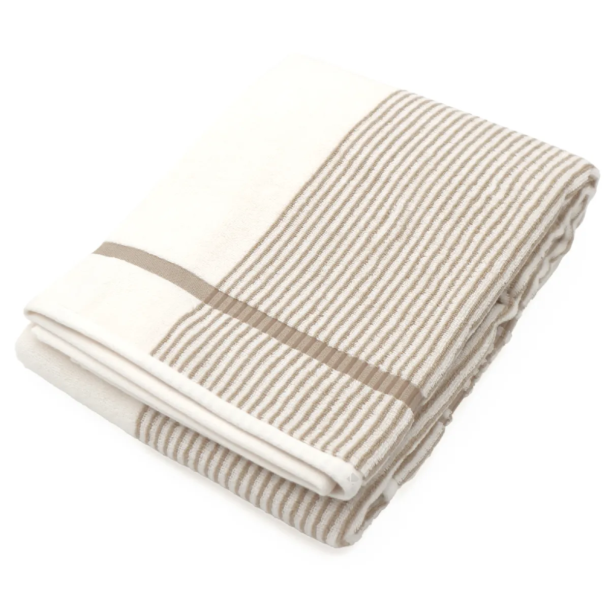 Linnea drap de bain coton RIBBON - Beige