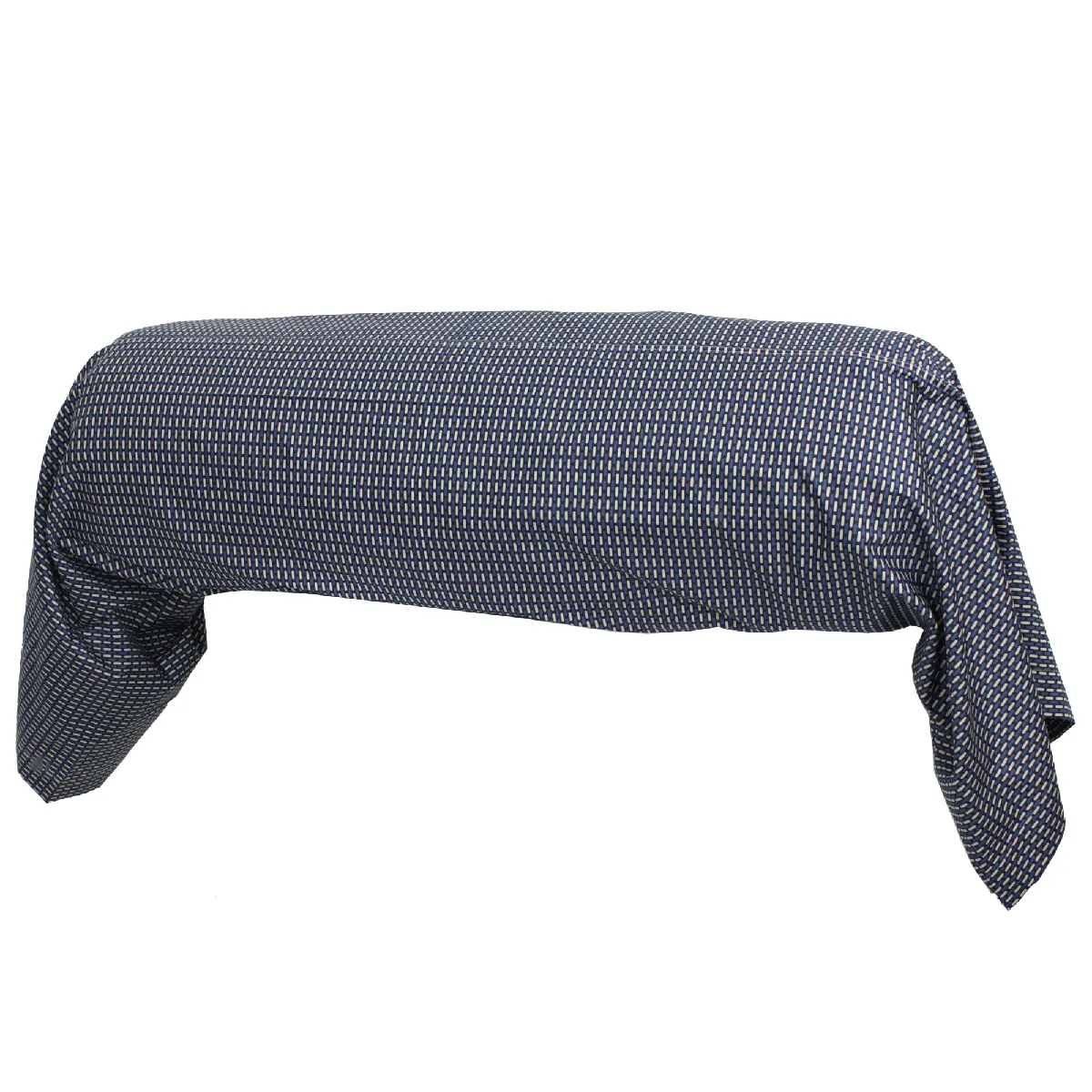 LINNEA  taie de traversin satin de coton Enzo - Bleu