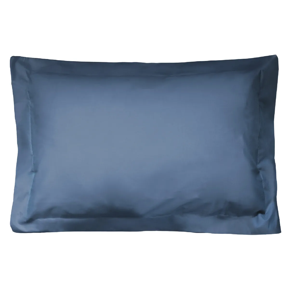 Linnea Taie d'oreiller uni 80x50 cm 100% Coton Alto Bleu Jean