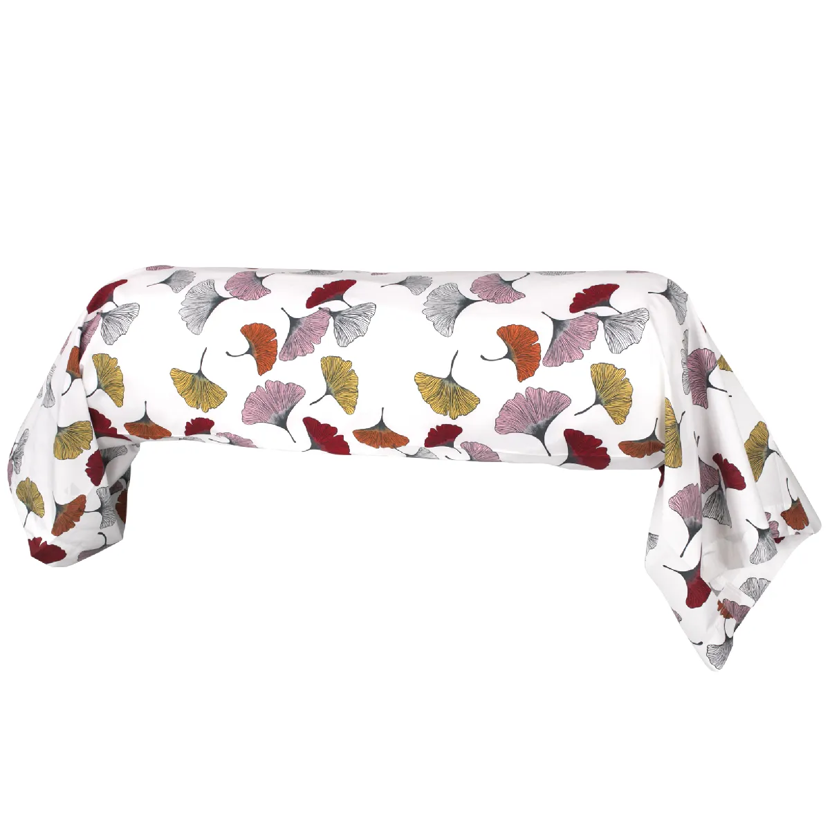 LINNEA  taie de traversin percale coton Ginkgo