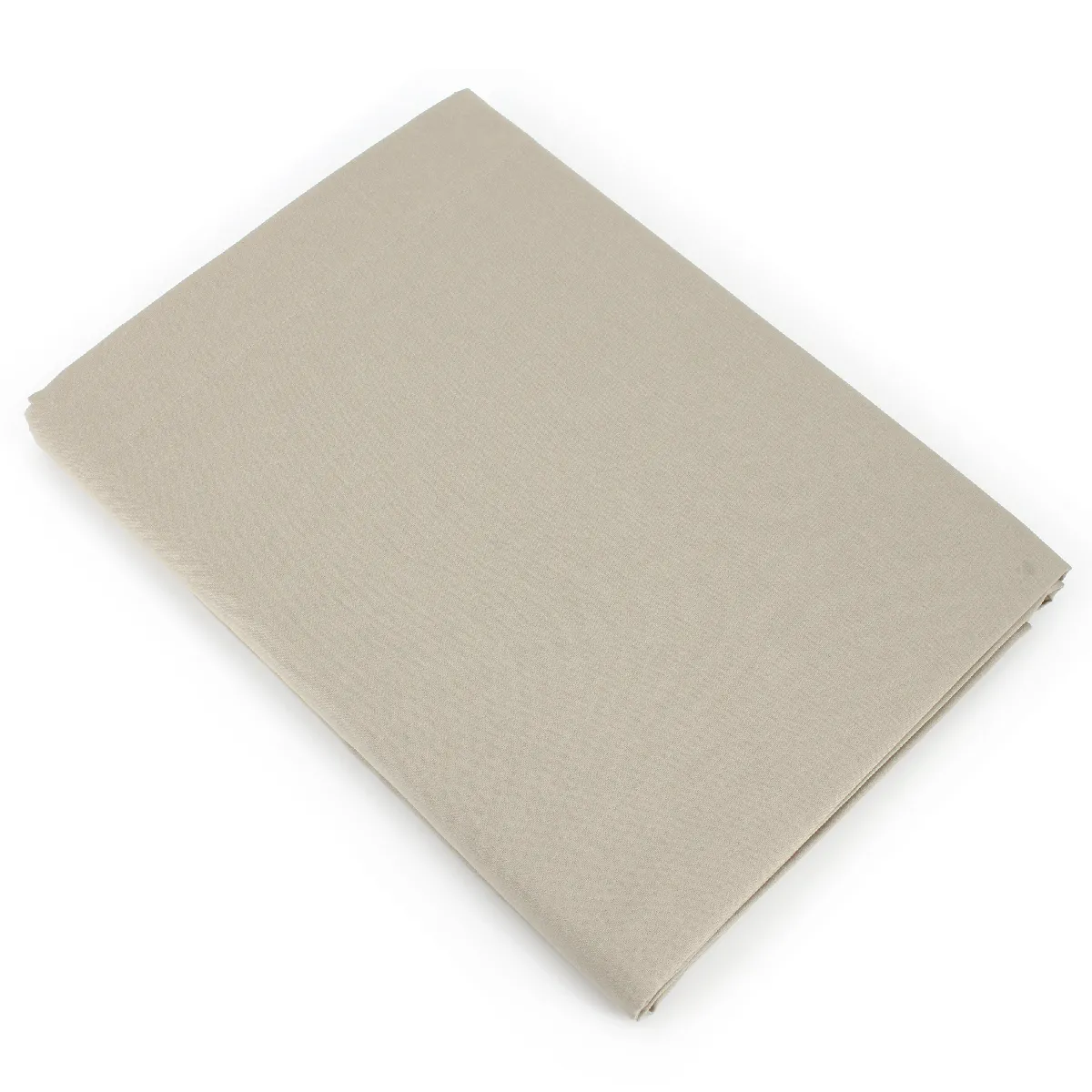 Drap plat uni 100% coton alto 240x310 cm - Marron Chamois