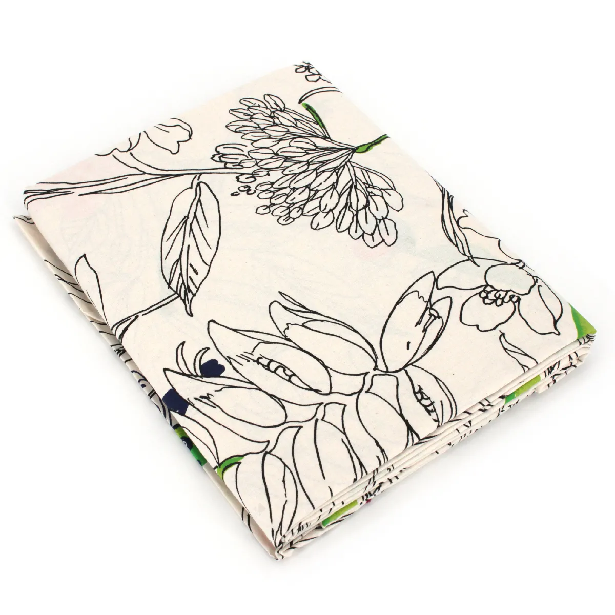 Linnea Drap Plat 180x290 cm 100% Coton Amazonia Ecru