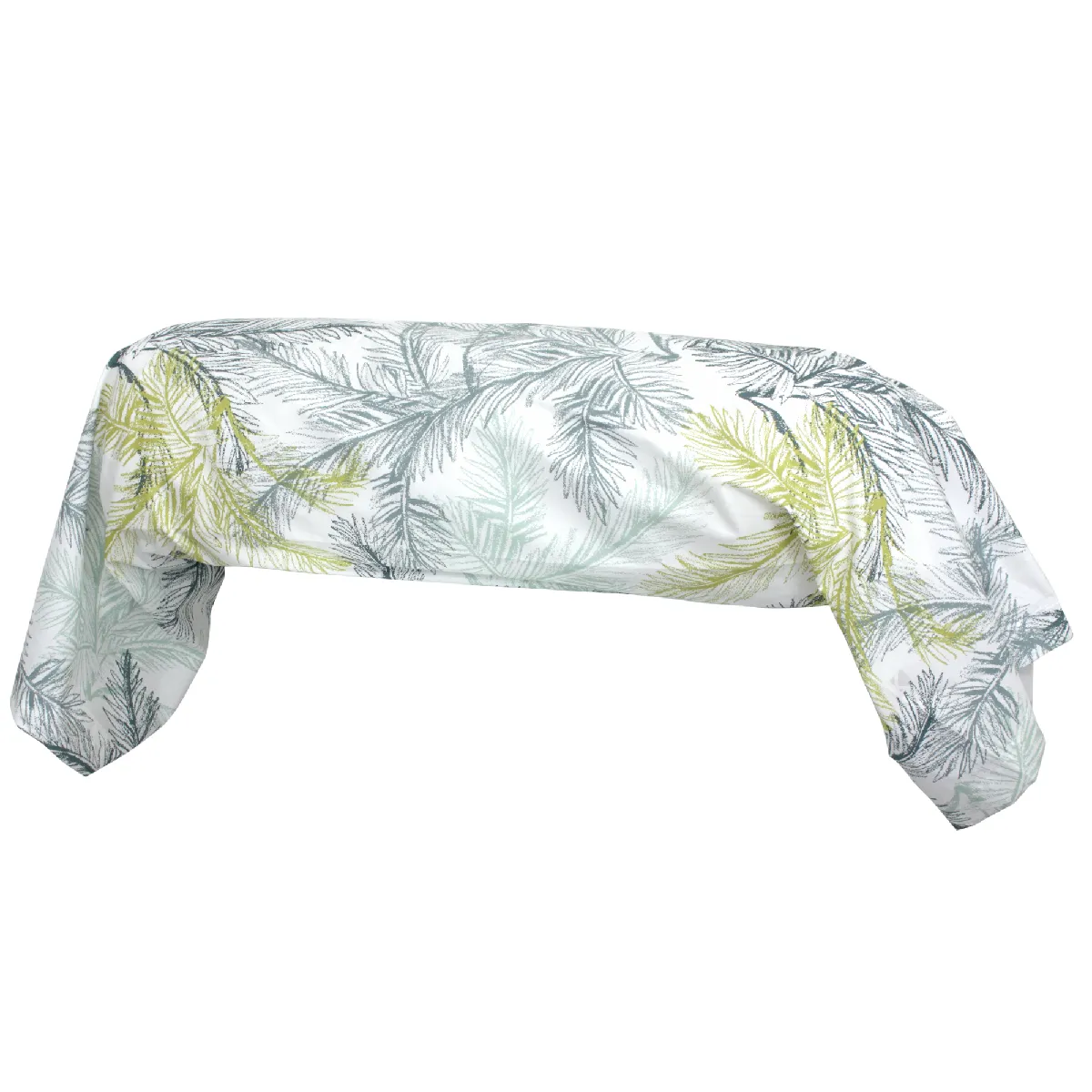 LINNEA  taie de traversin percale TRINIDAD - Vert