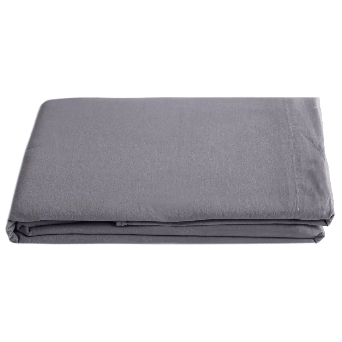 Linnea drap plat Opéra en lin-coton - Gris