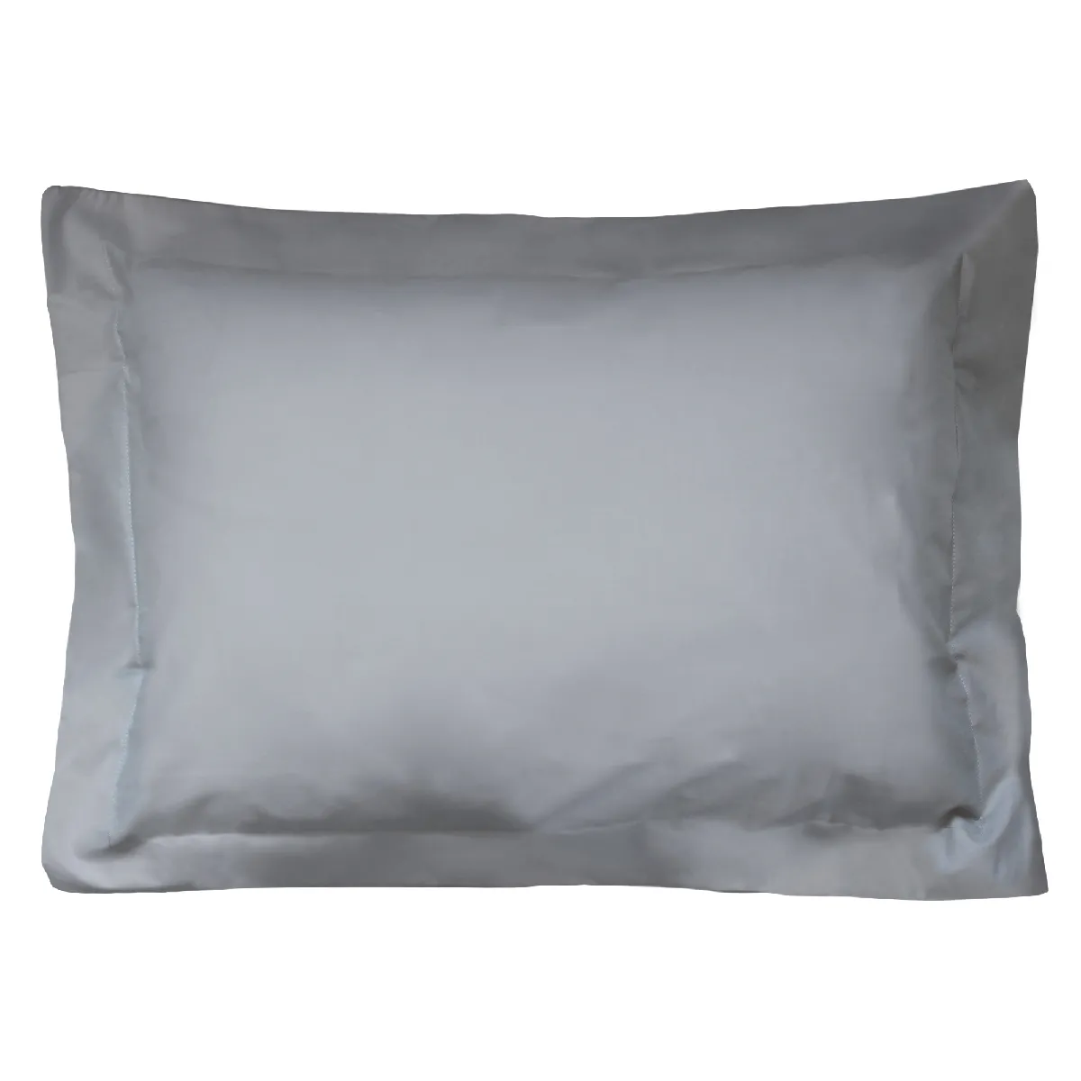 Taie d'oreiller uni 100% coton alto 40x60 cm - Gris Alu