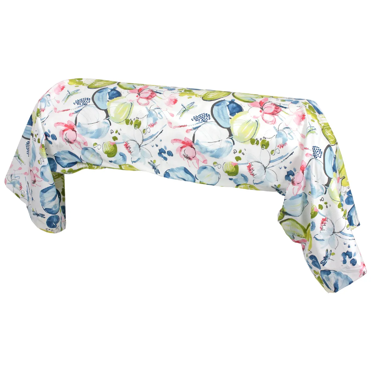 LINNEA  Taie de traversin percale coton N&eacute;nuphar