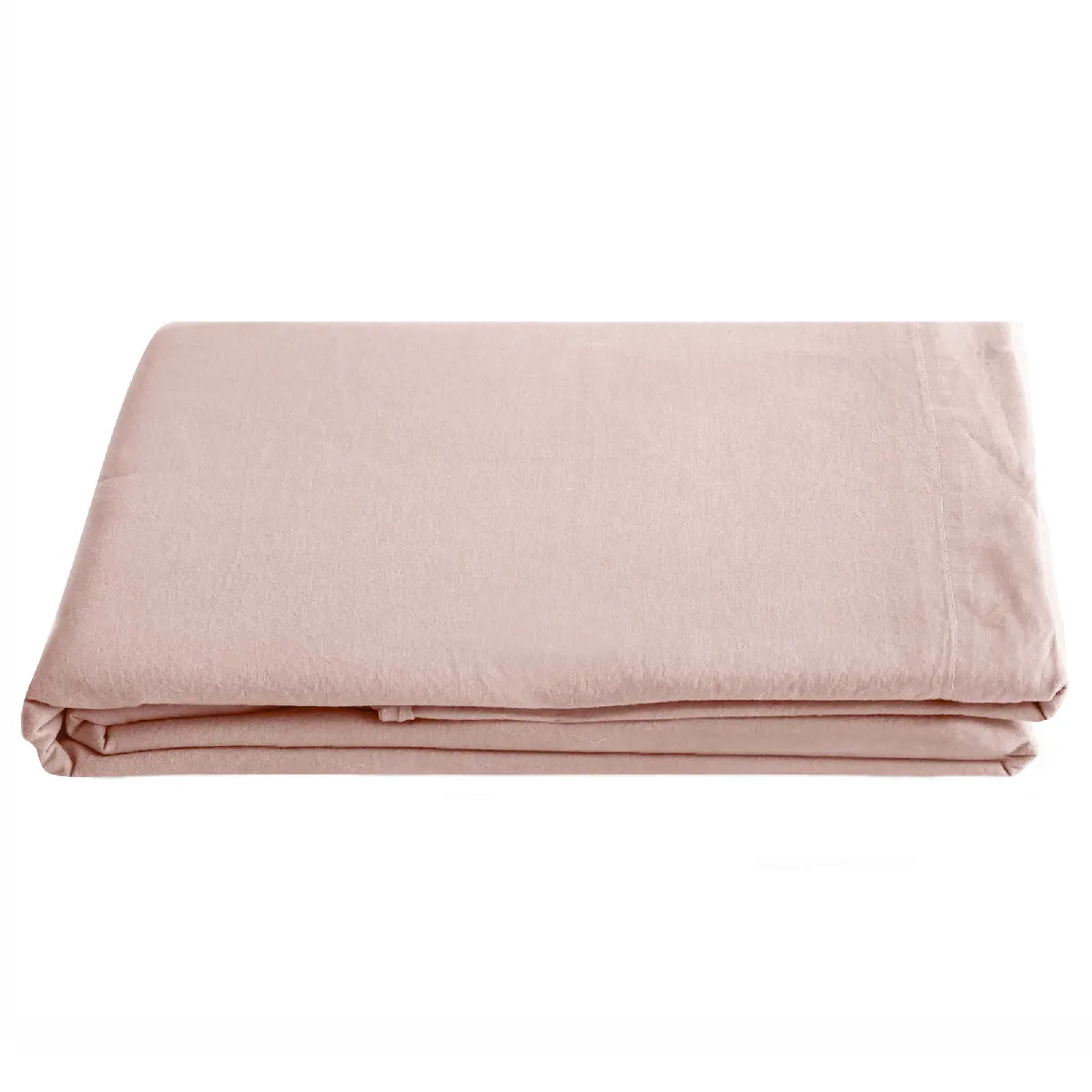 Linnea Drap plat en lin lavé Sonate - Rose