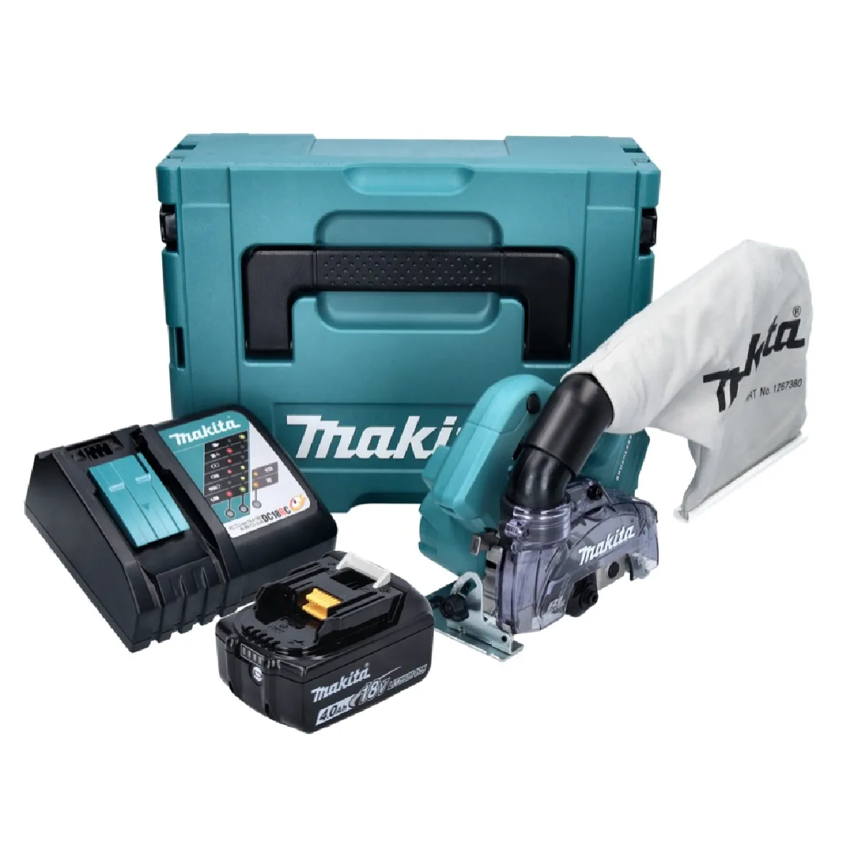 Scie Circulaire Sans Fil Makita DCC500 Brushless 18V 125mm Batterie 4 0Ah - vue 2