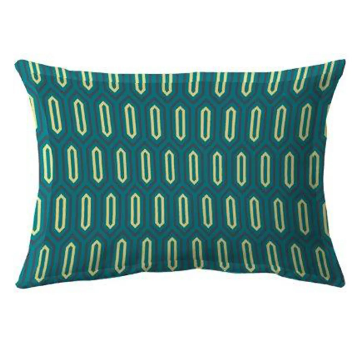 LINNEA  Taie d'oreiller 50x70 cm Percale de Coton Past Bleu Canard