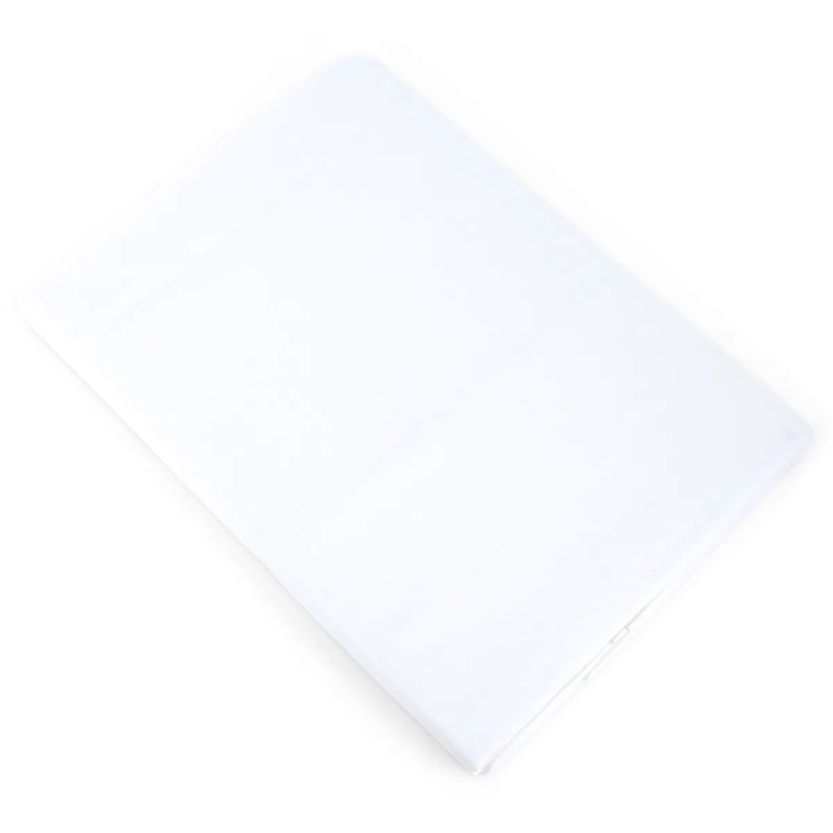 Linnea Drap plat uni 270x310 cm pur percale PRIMO Blanc