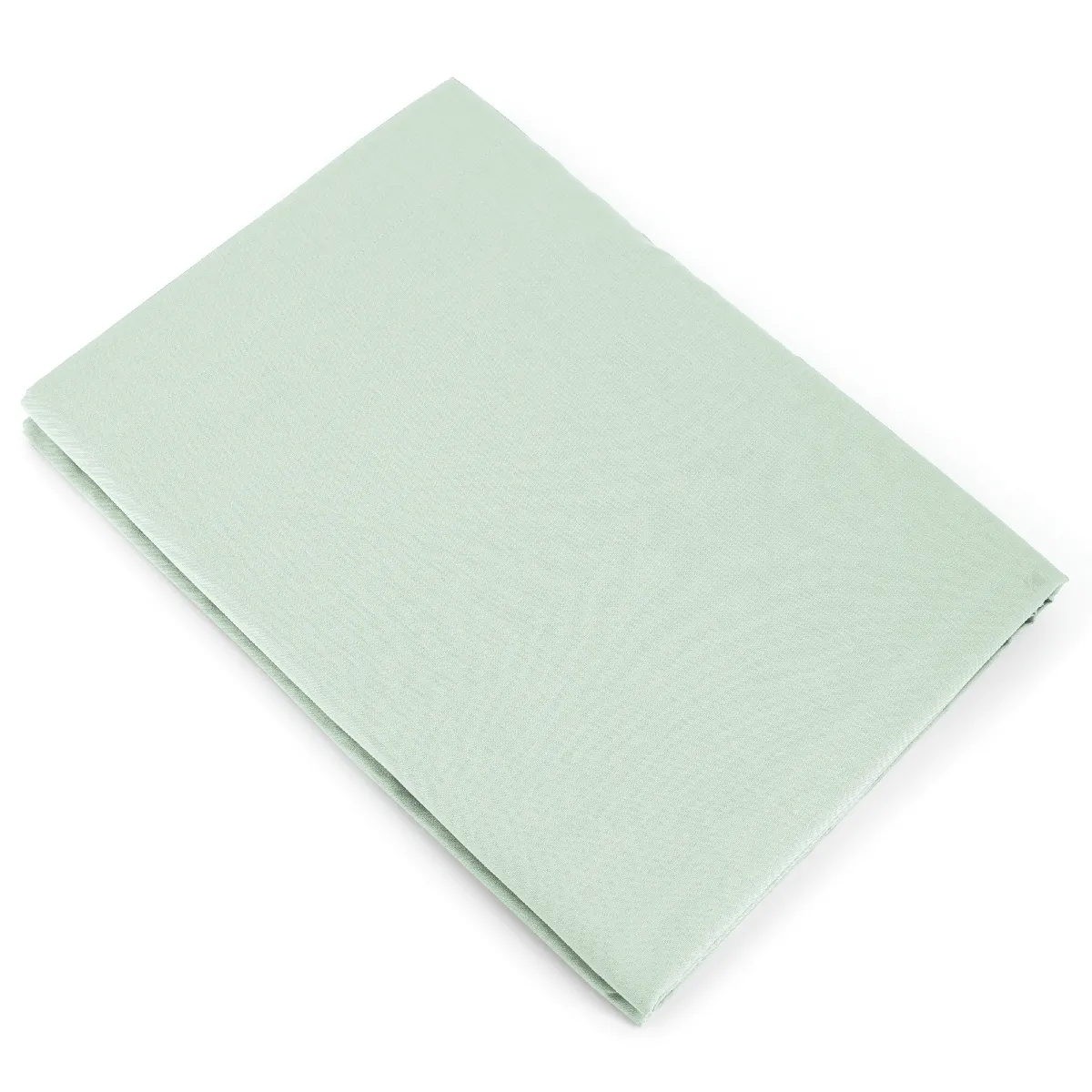 LINNEA  Drap Plat uni 240x310 cm 100% Coton Alto Vert Fleur d'amandier