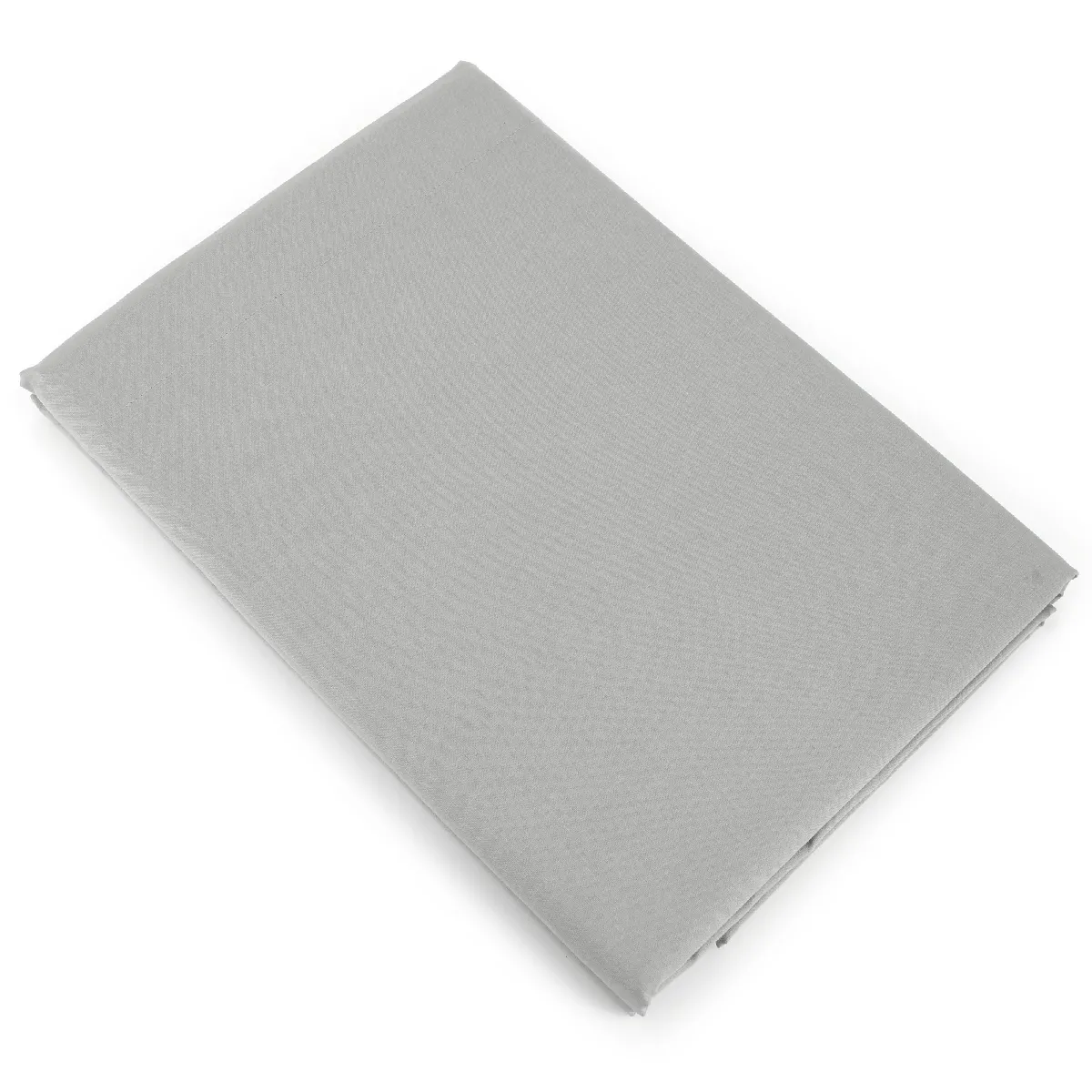 LINNEA  Drap Plat uni 270x310 cm 100% Coton Alto Alu