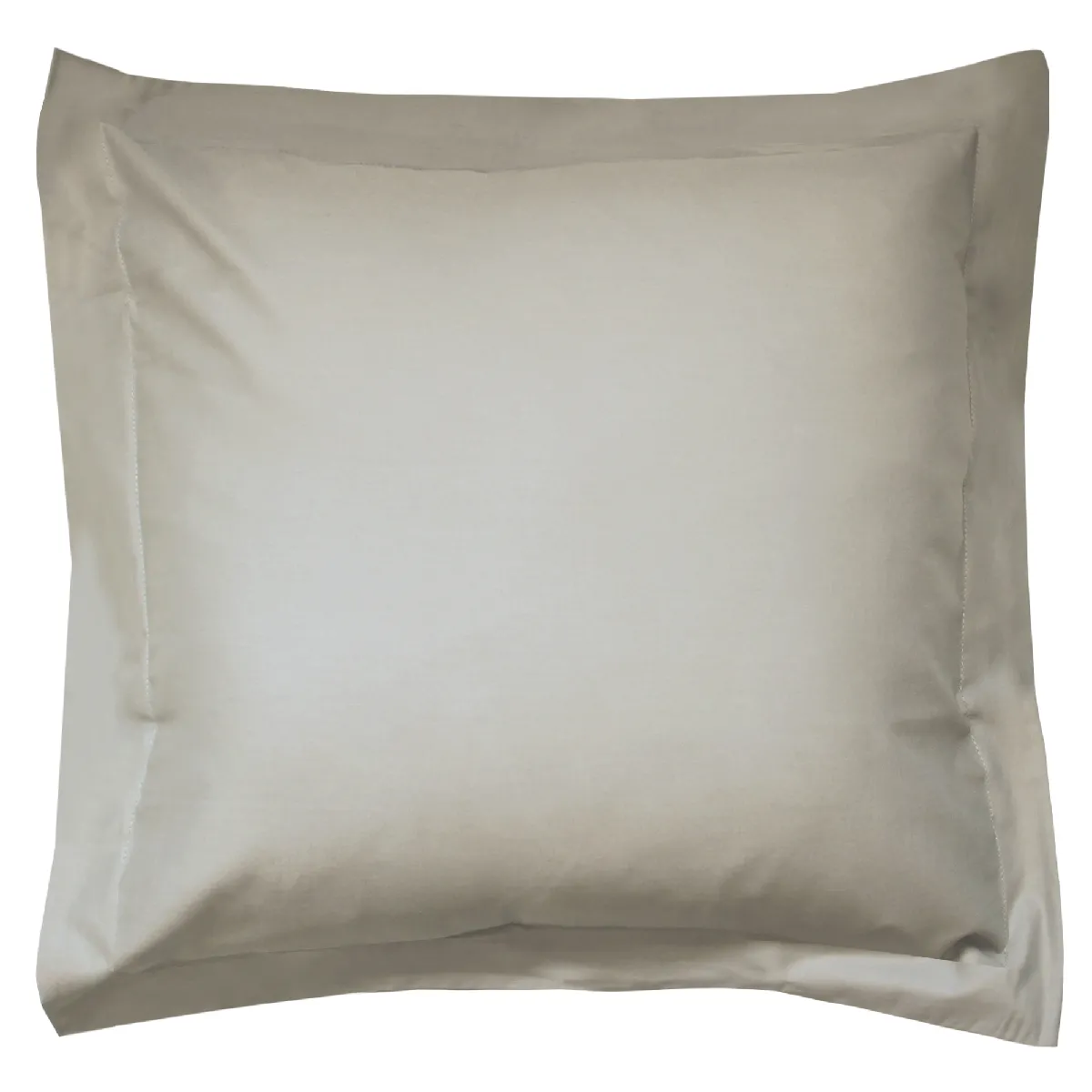 LINNEA Taie d'oreiller uni 100% coton alto 80x80 cm - Marron Chamois