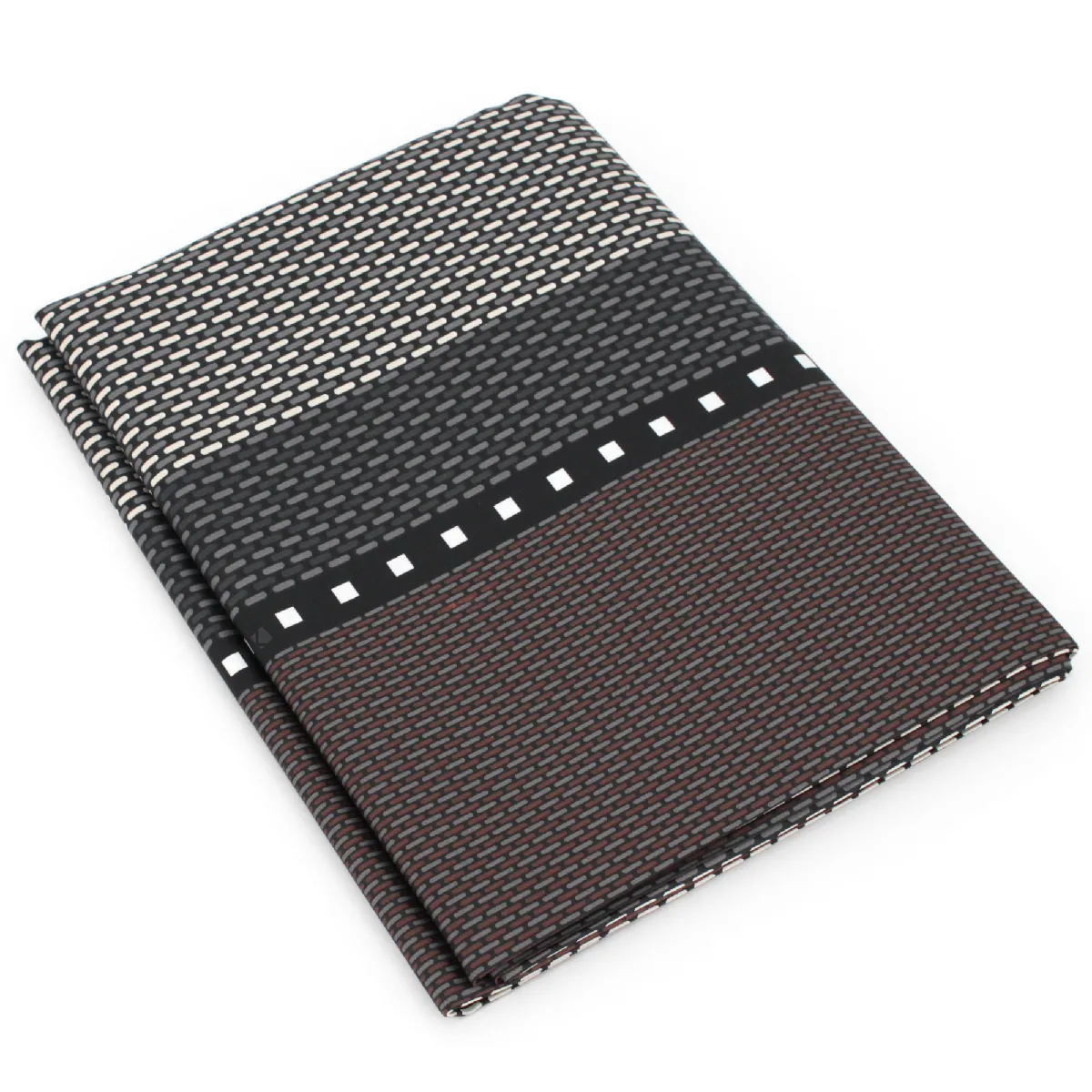 LINNEA  Drap plat 240x310 cm satin de coton ENZO noir