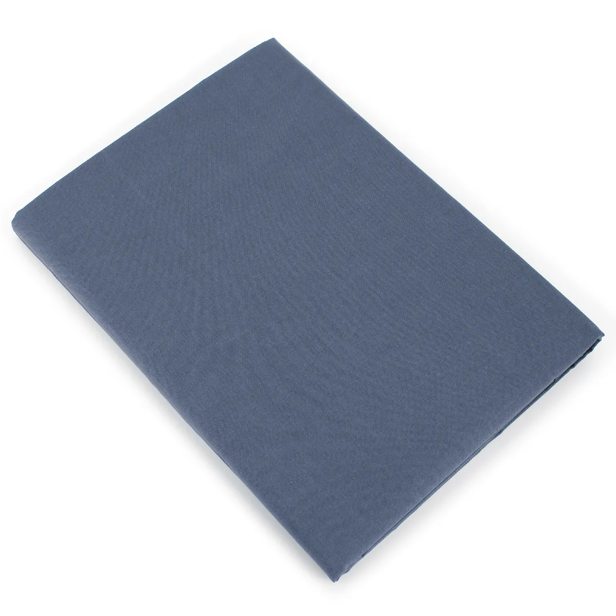 LINNEA  Drap Plat uni 240x310 cm 100% Coton Alto Bleu Jean