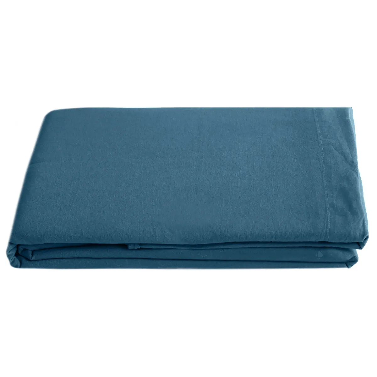 Linnea drap plat lin-coton Opéra - Bleu marine