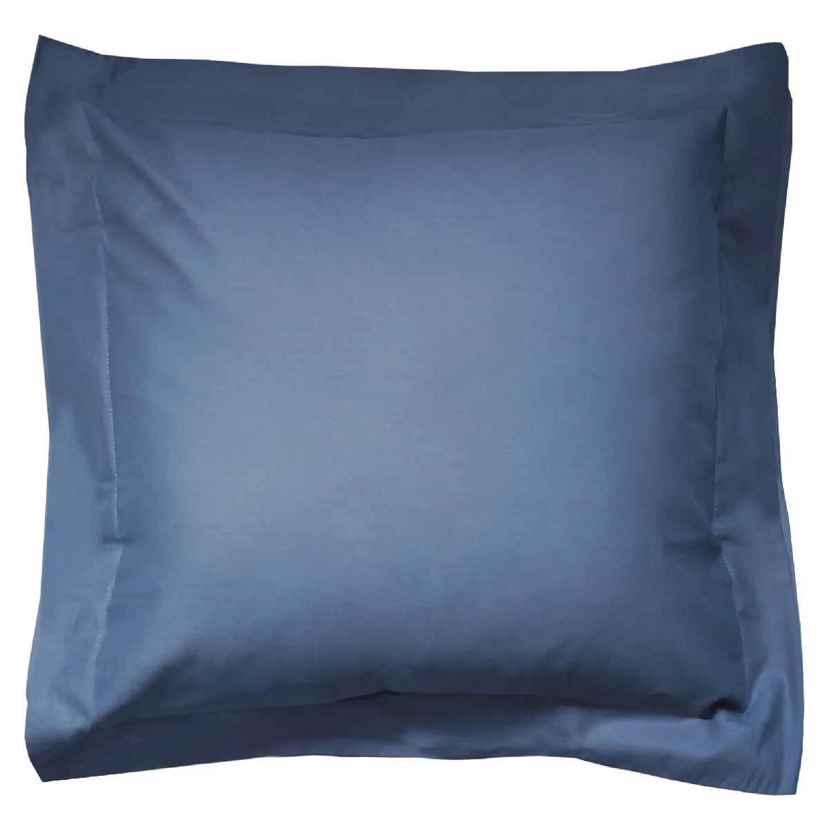 LINNEA  Taie d'oreiller uni 65x65 cm 100% Coton Alto Bleu Jean