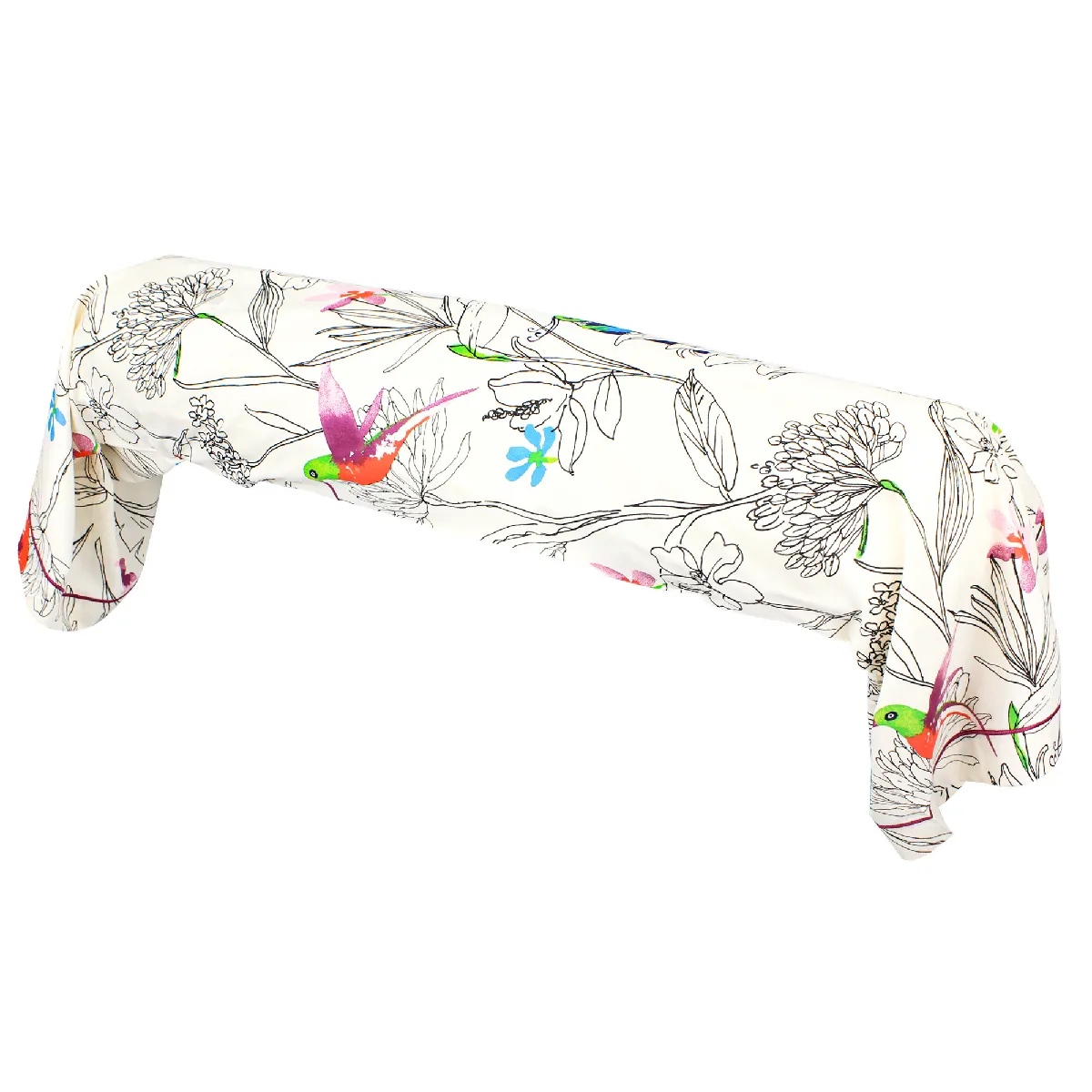 LINNEA  Taie de traversin 240x43 cm 100% Coton Amazonia Ecru