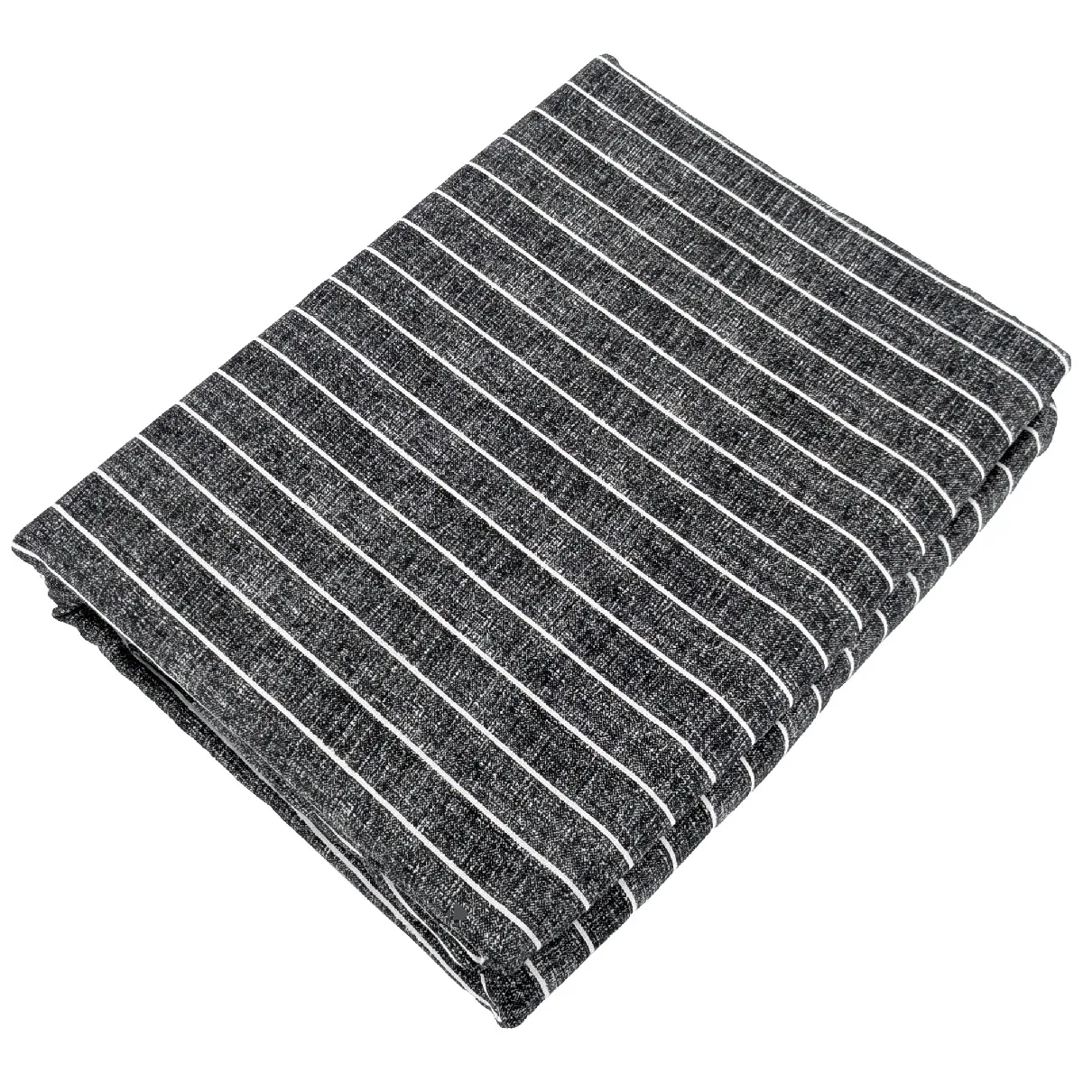 Linnea drap plat mousseline de coton Lana - Noir