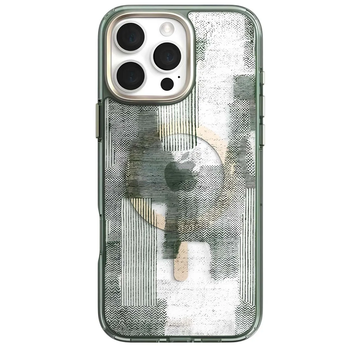 Moshi Vert Coque Magsafe Pour Iphone 16 Pro Max Iglaze Ultra Résistant Durable