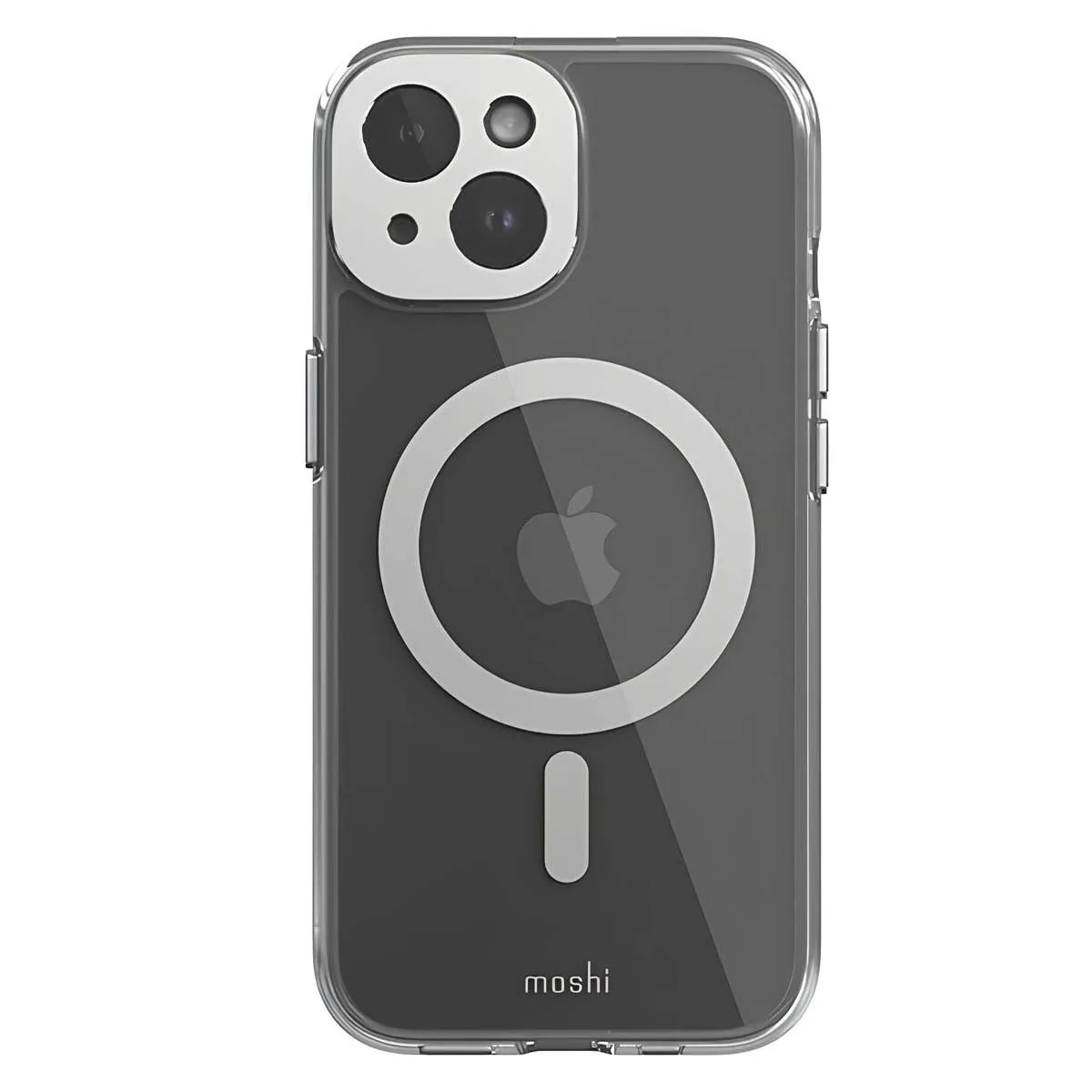 Moshi Argent Coque Pour Apple Iphone 15 Magsafe Anti-Jaunissement