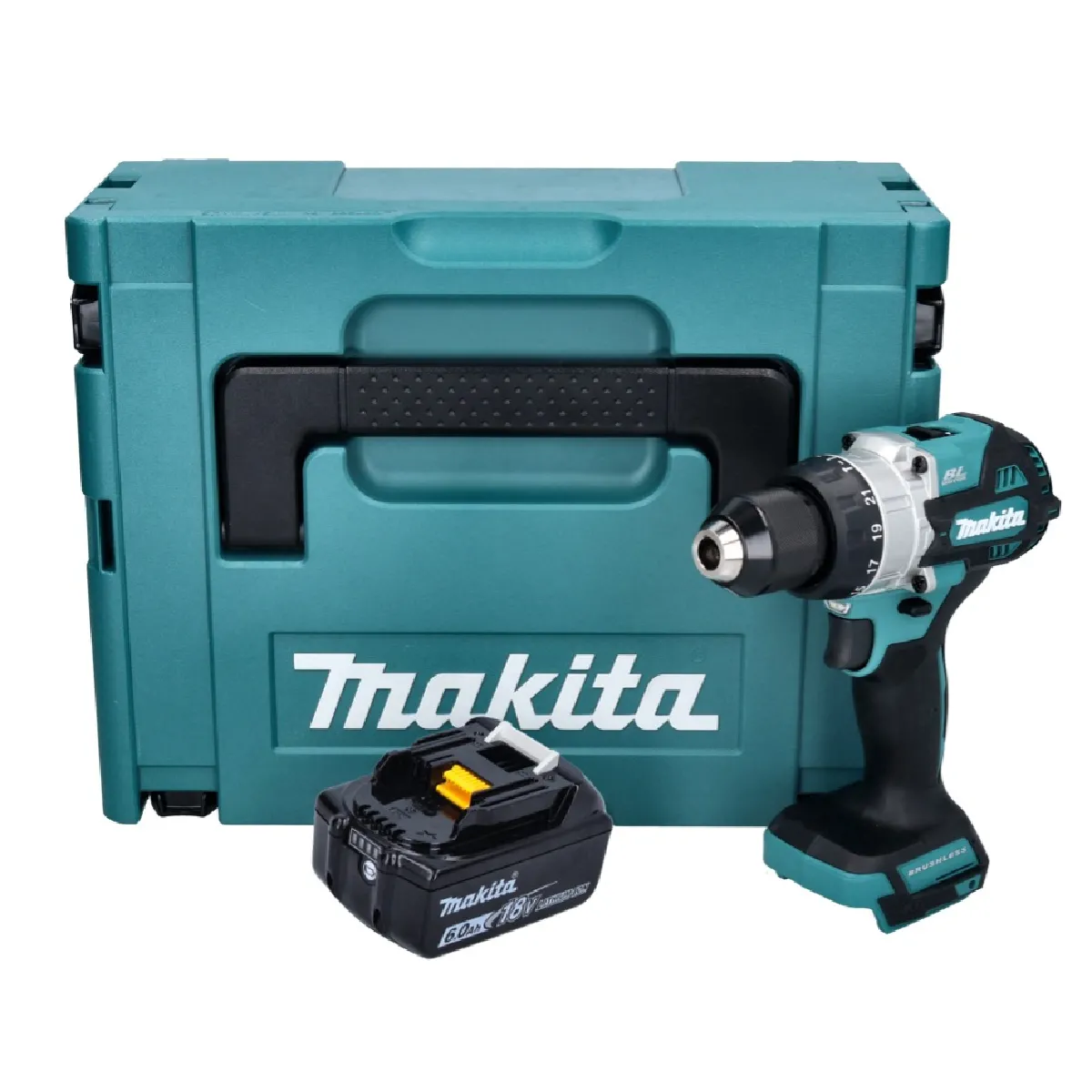 Perceuse visseuse à percussion Makita DHP 486 18V 130 Nm Brushless - vue 7