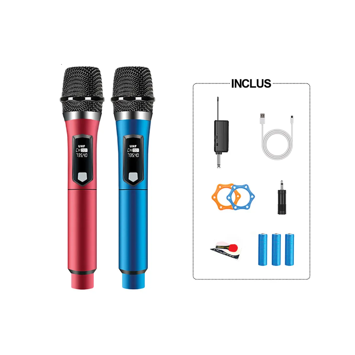 Avizar Bleu Microphone Sans Fil